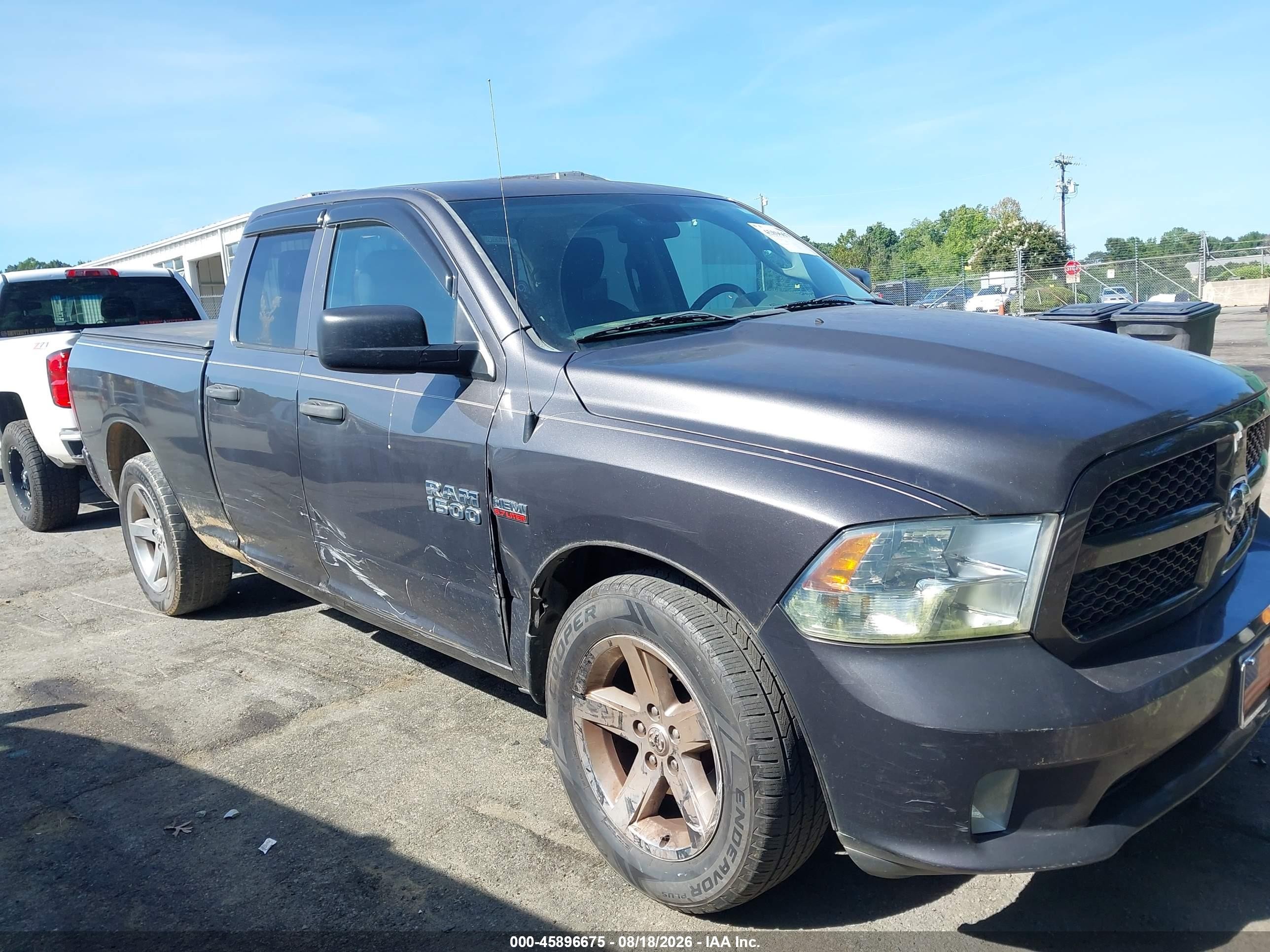 2014 Ram 1500 Express Gray vin: 1C6RR6FT7ES396660