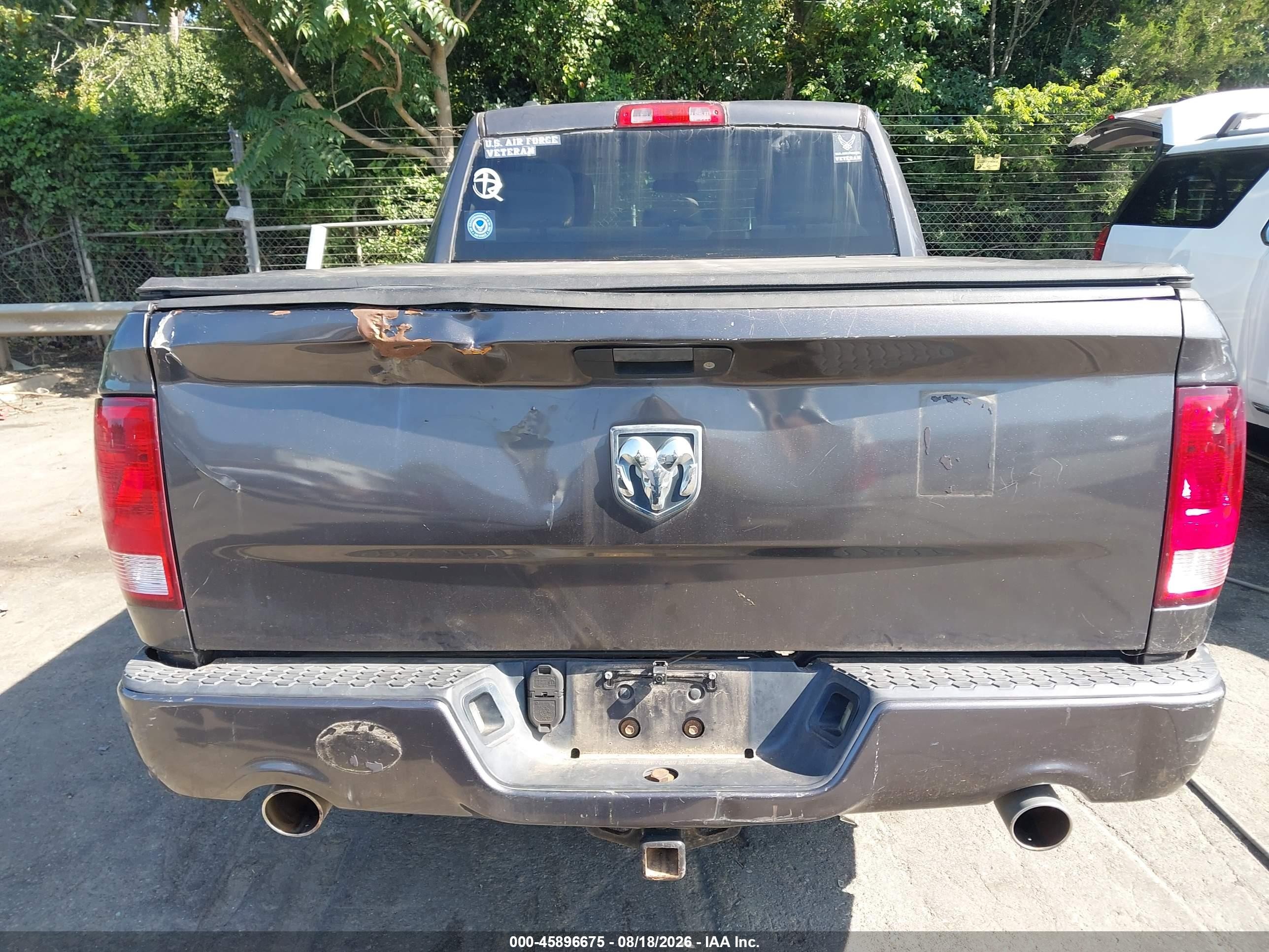 2014 Ram 1500 Express Gray vin: 1C6RR6FT7ES396660