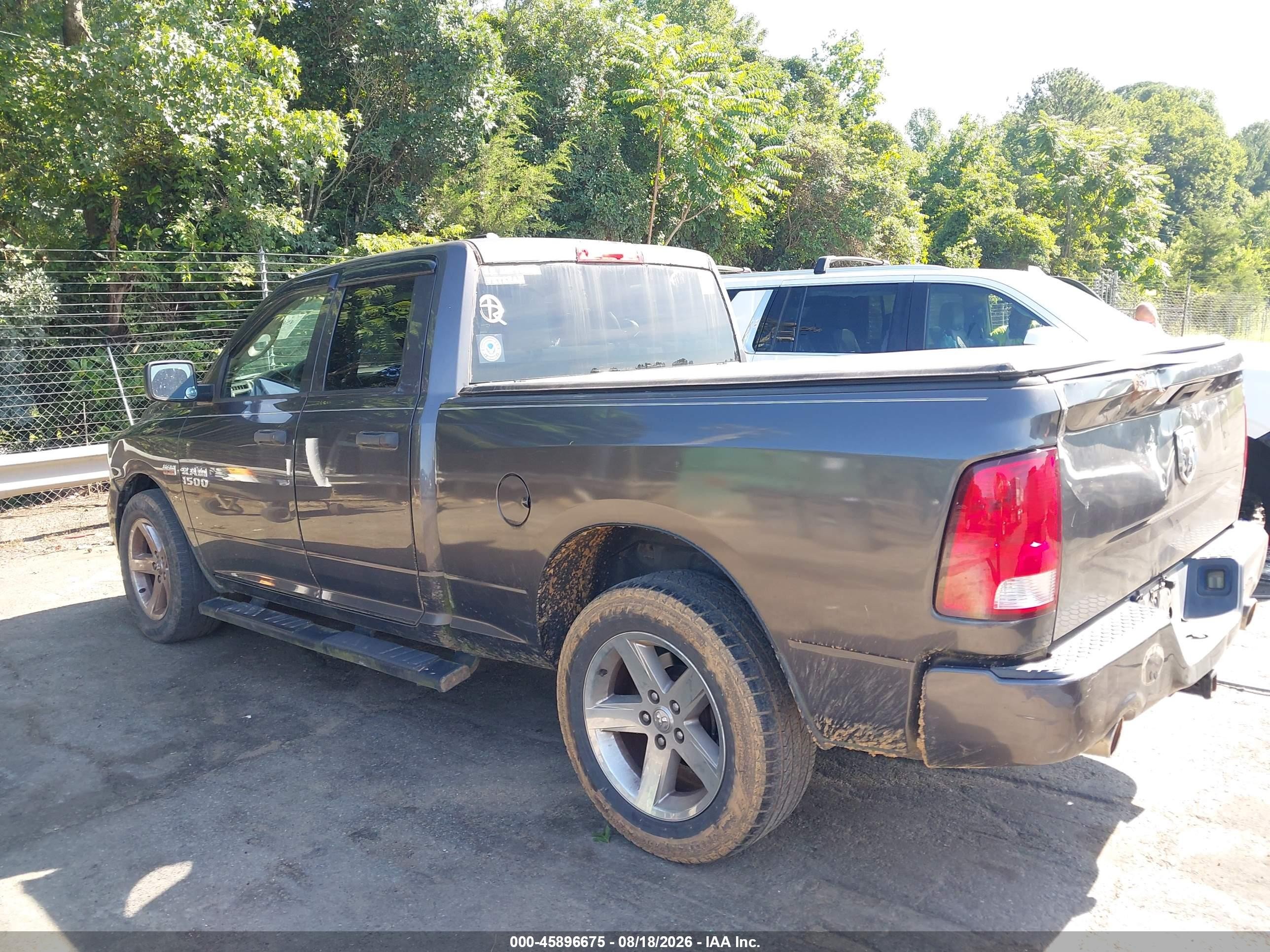 2014 Ram 1500 Express Gray vin: 1C6RR6FT7ES396660