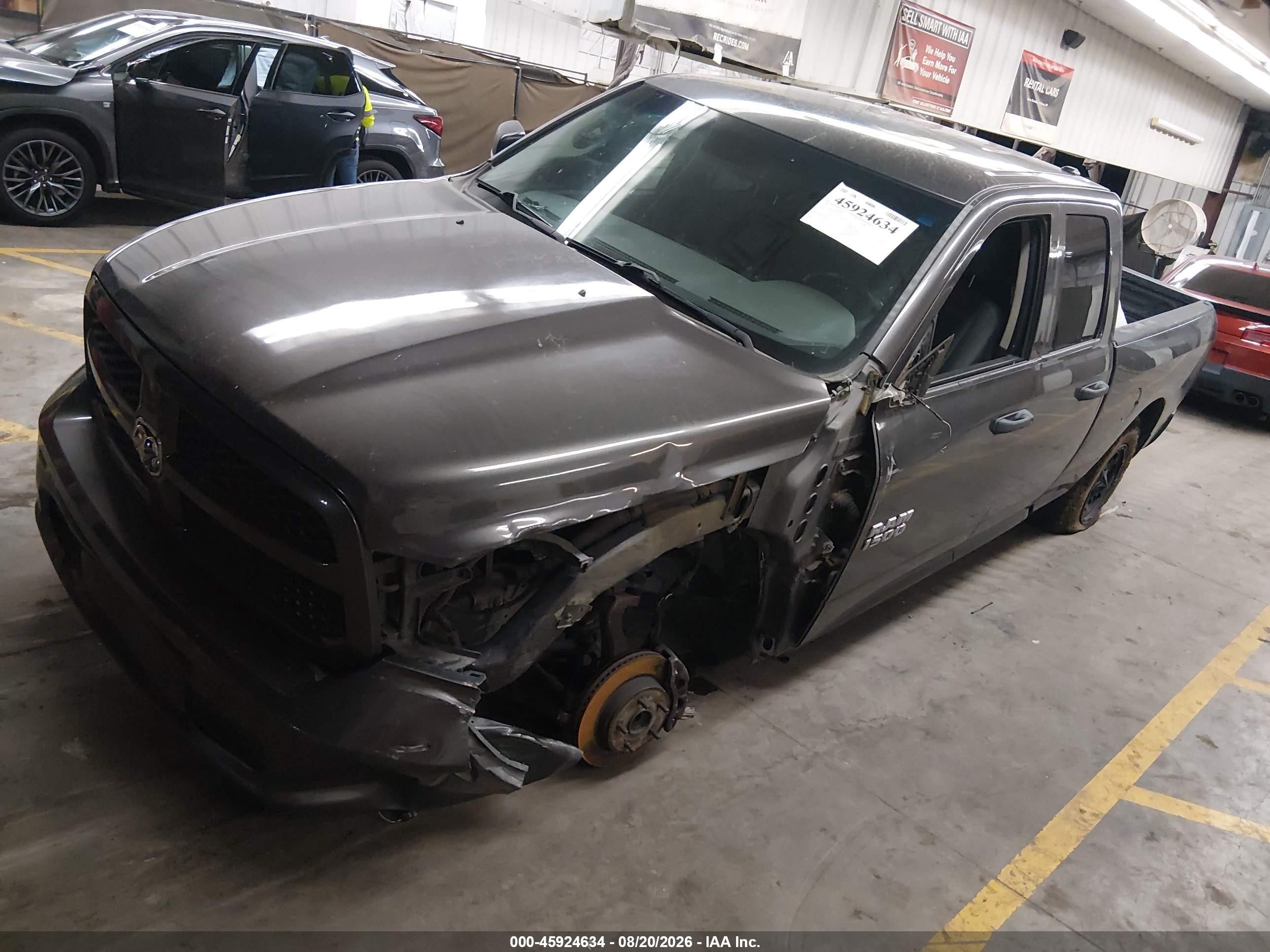 2015 Ram 1500 Tradesman Серый vin: 1C6RR6FT7FS654161