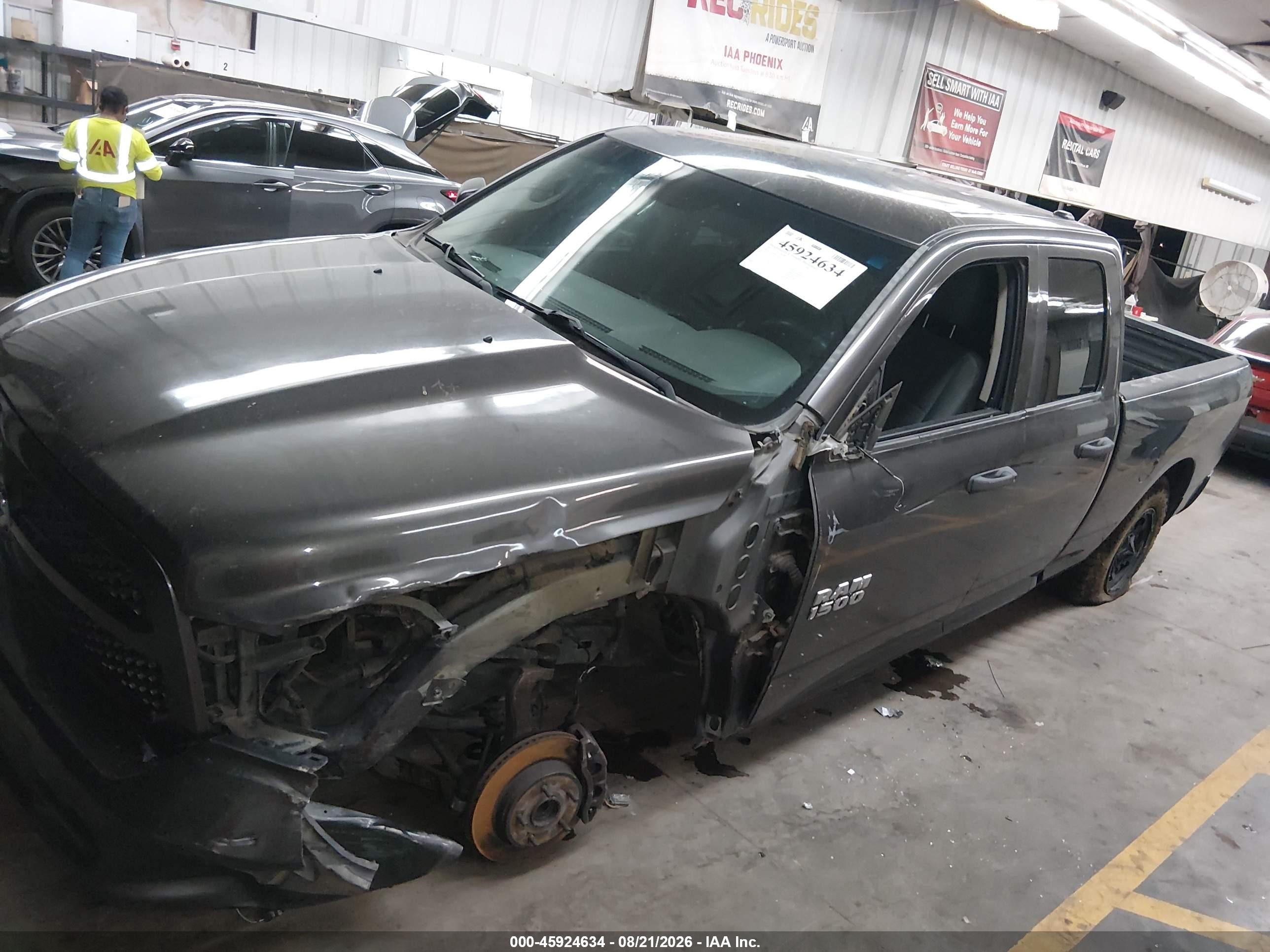 2015 Ram 1500 Tradesman Серый vin: 1C6RR6FT7FS654161