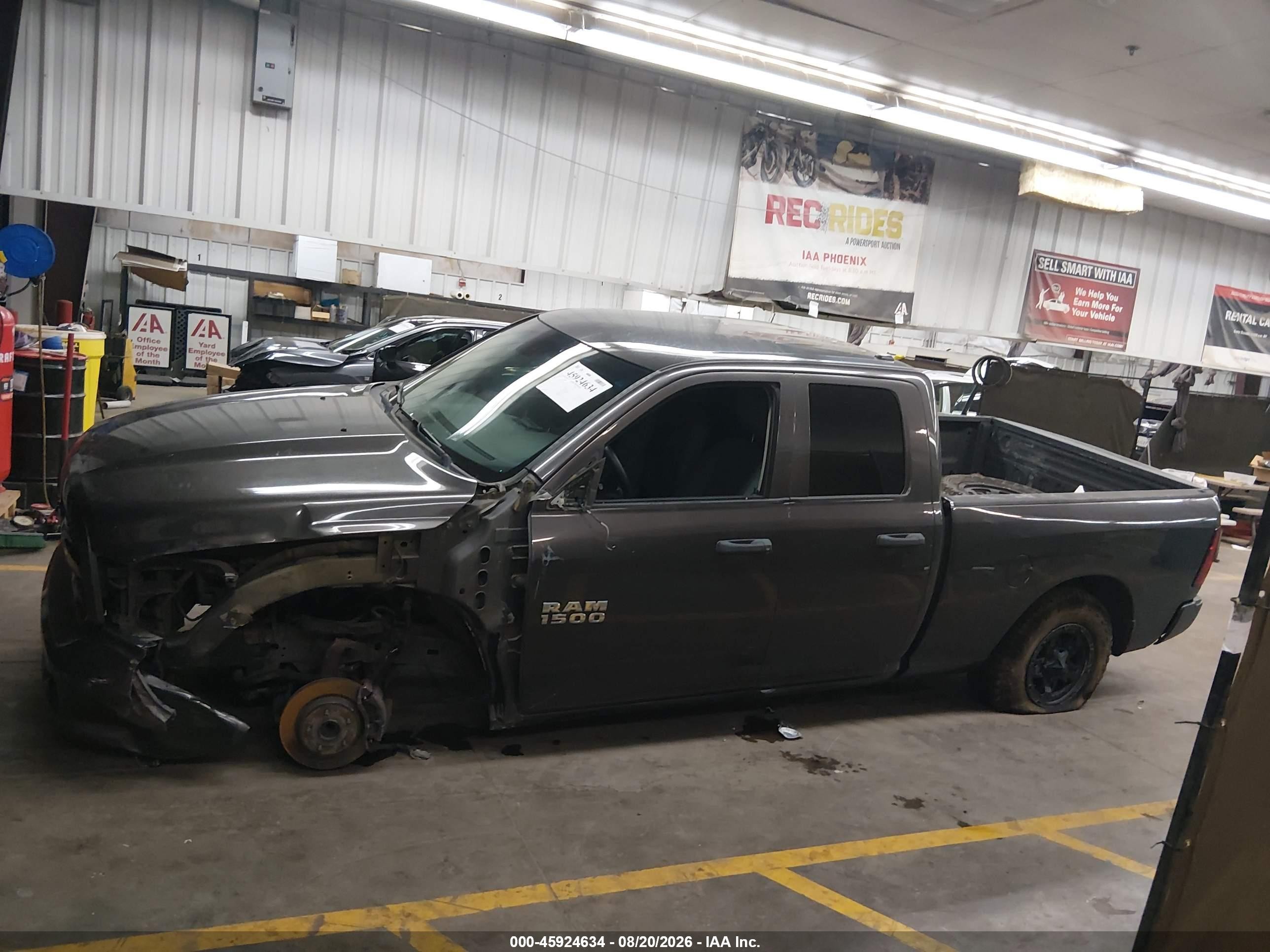 2015 Ram 1500 Tradesman Серый vin: 1C6RR6FT7FS654161