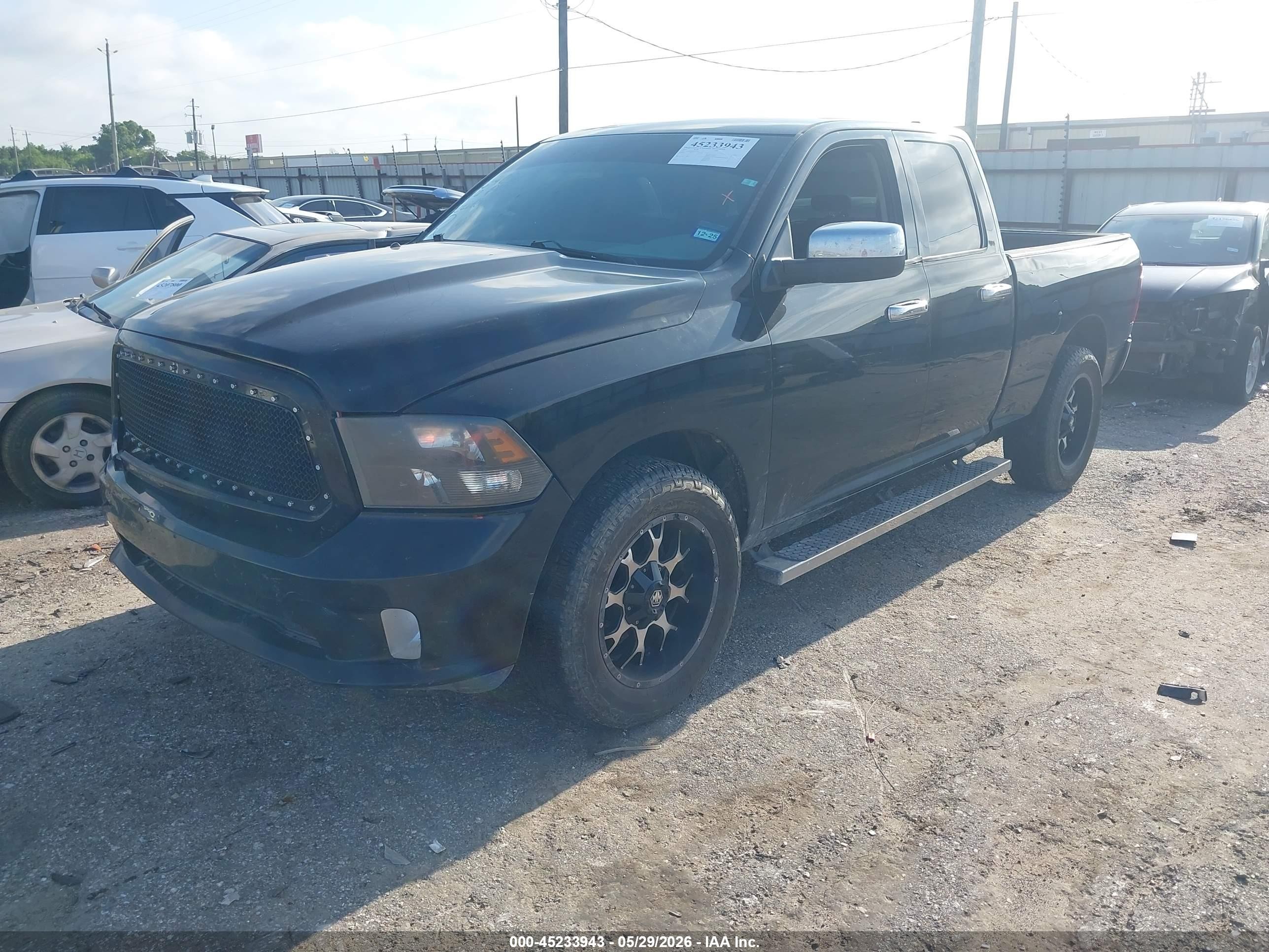 2014 Ram 1500 Express Black vin: 1C6RR6FT8ES237243