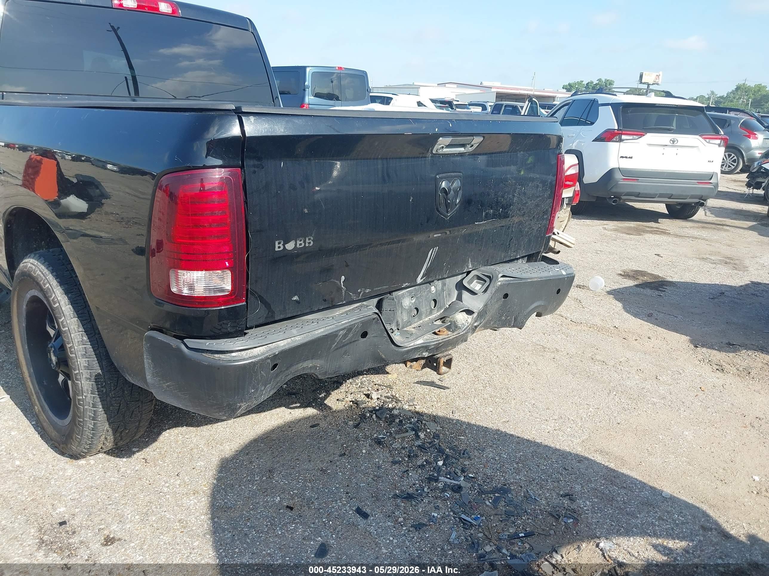 2014 Ram 1500 Express Black vin: 1C6RR6FT8ES237243