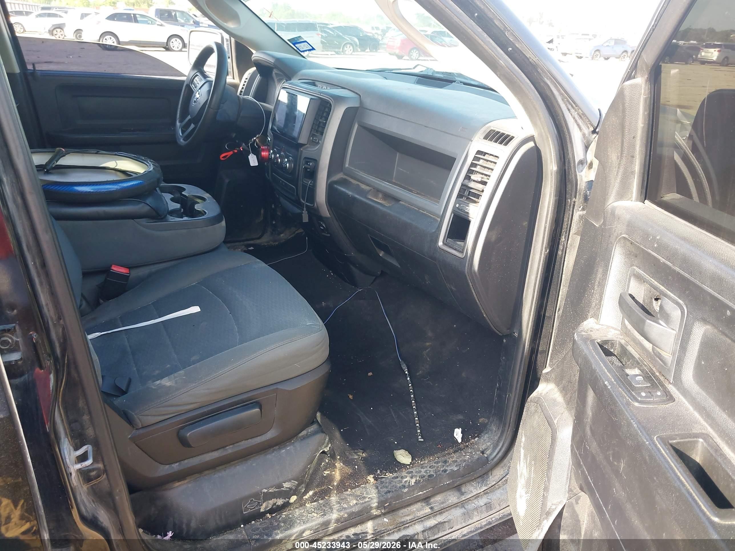 2014 Ram 1500 Express Black vin: 1C6RR6FT8ES237243