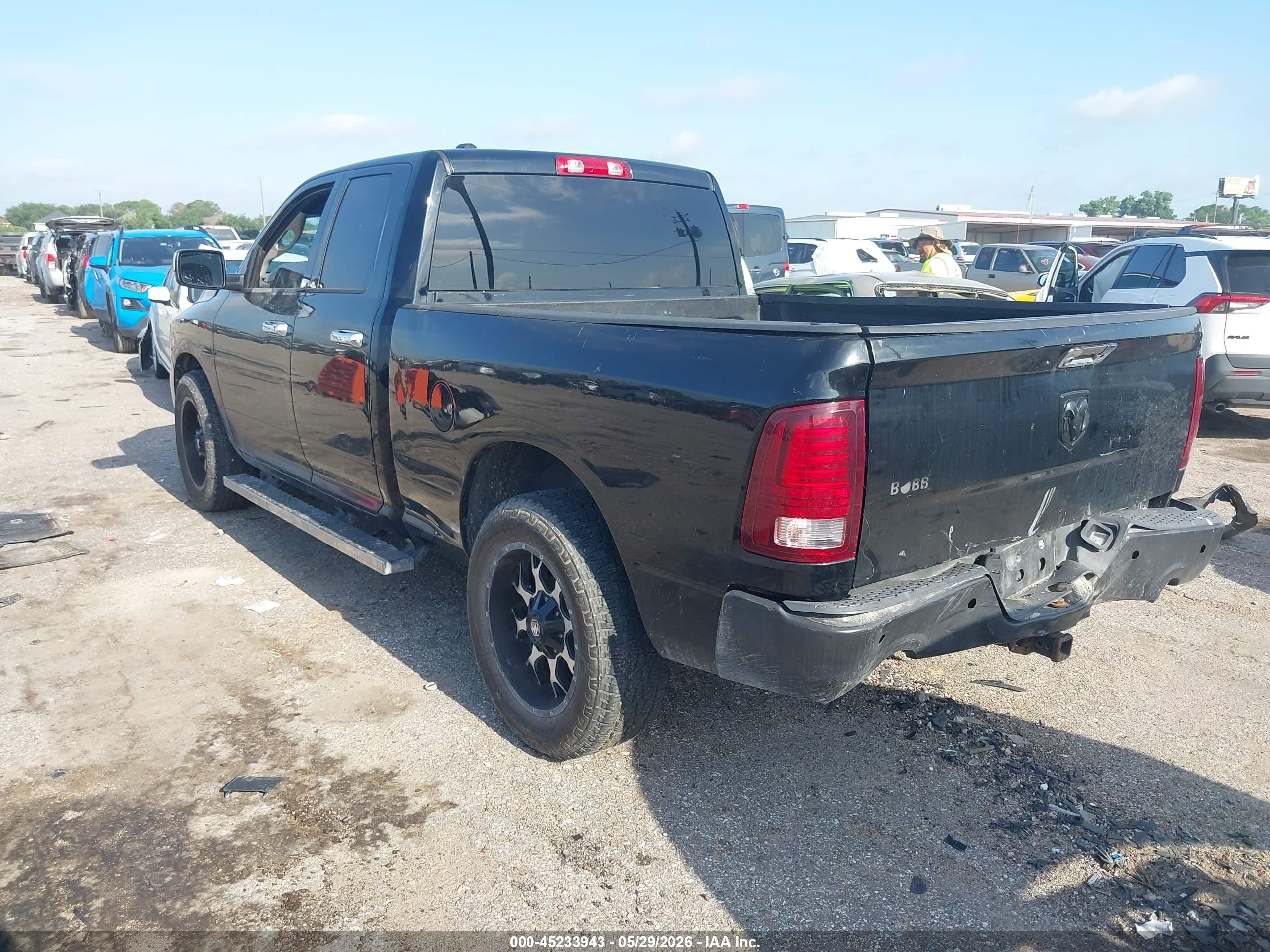 2014 Ram 1500 Express Black vin: 1C6RR6FT8ES237243