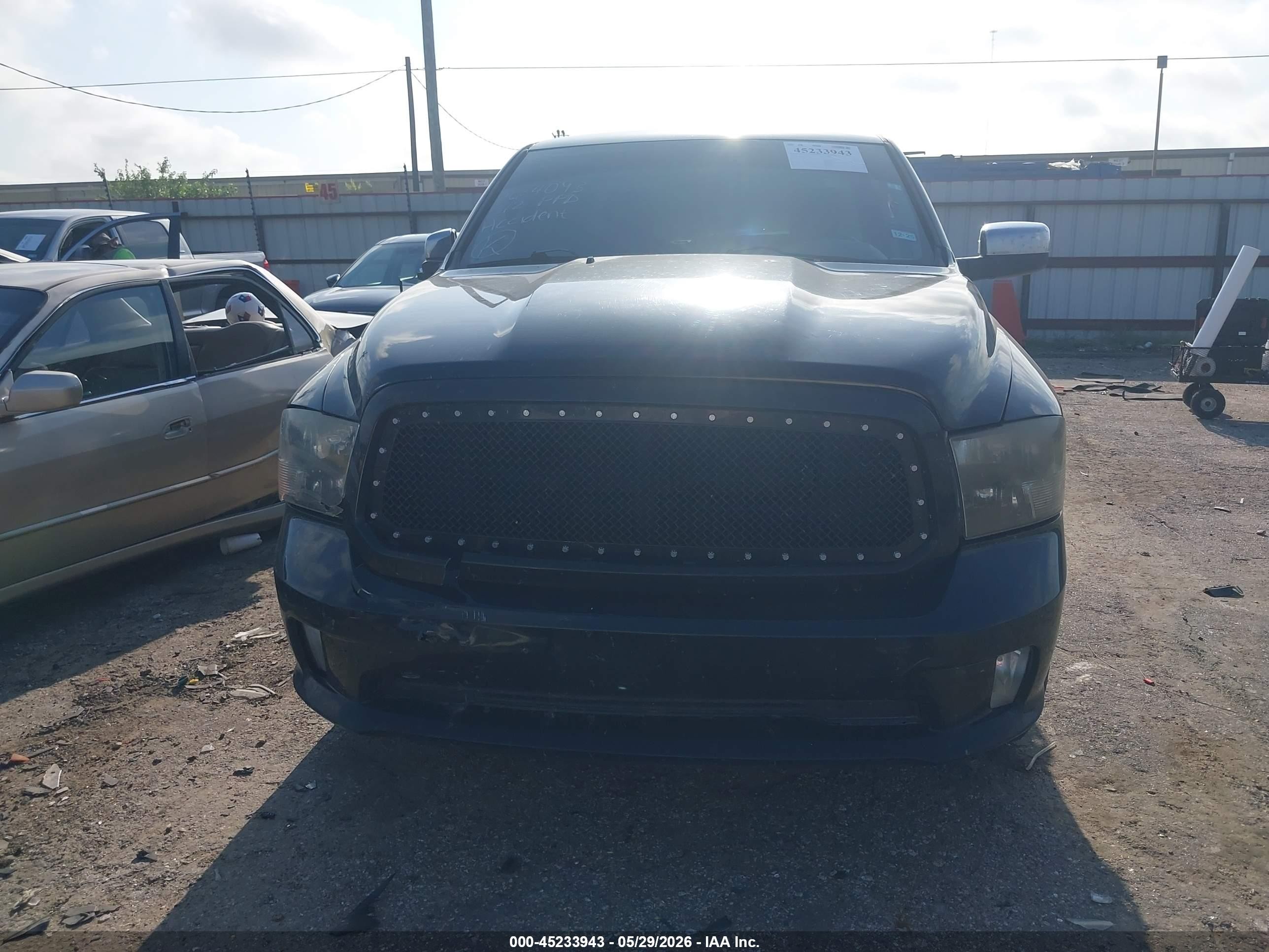 2014 Ram 1500 Express Black vin: 1C6RR6FT8ES237243