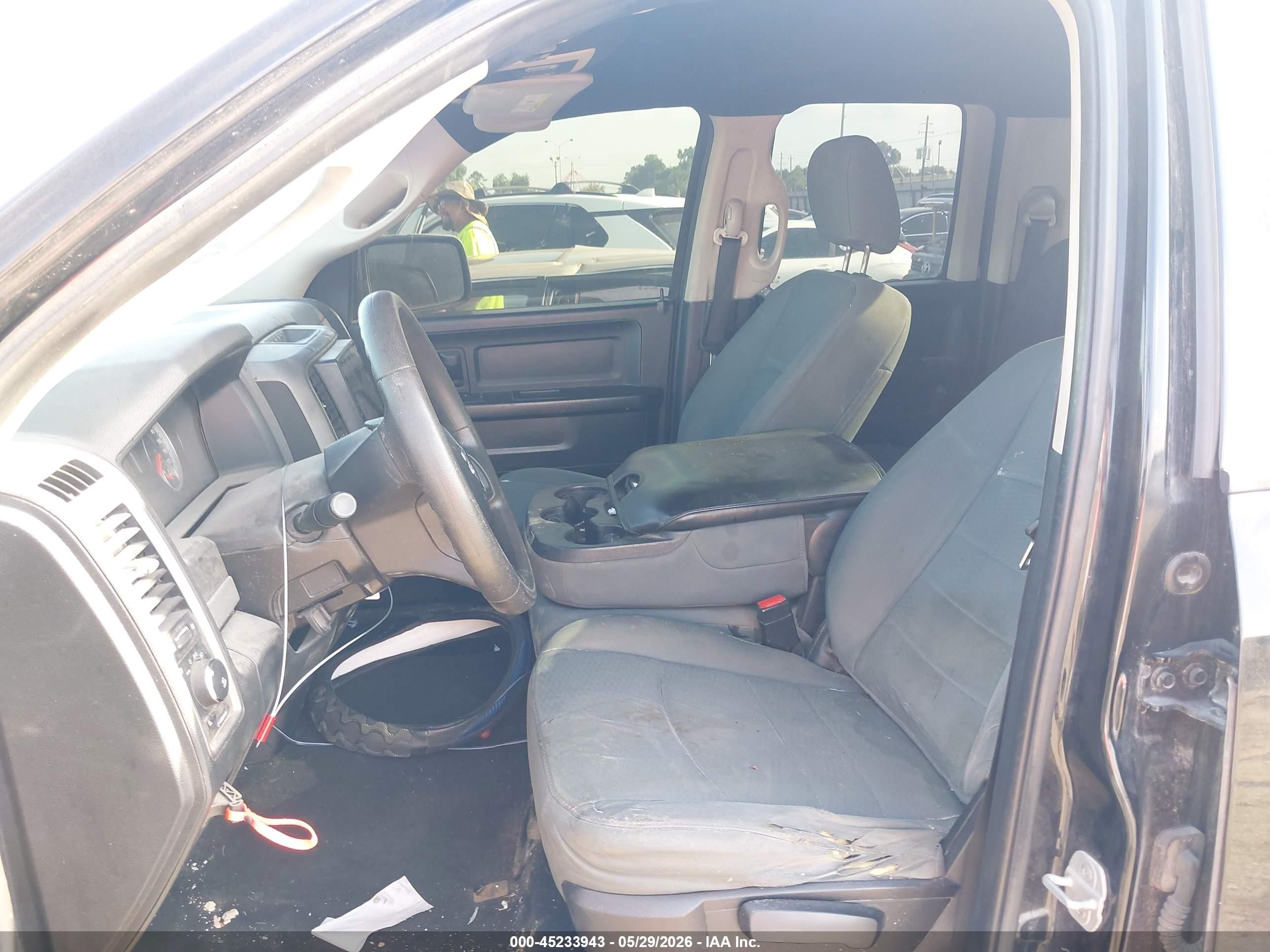 2014 Ram 1500 Express Black vin: 1C6RR6FT8ES237243