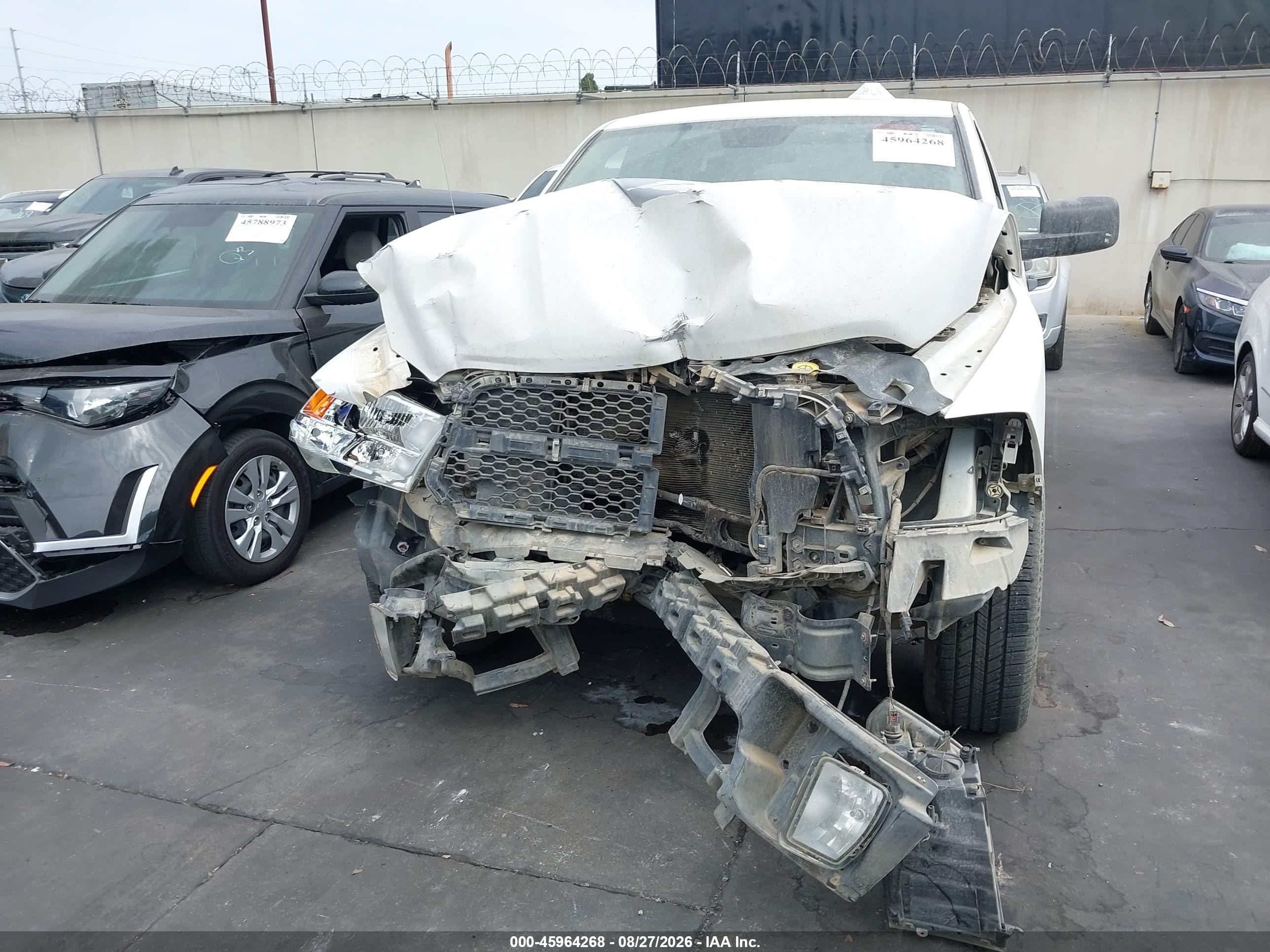 2014 Ram 1500 Express White vin: 1C6RR6FT8ES293506