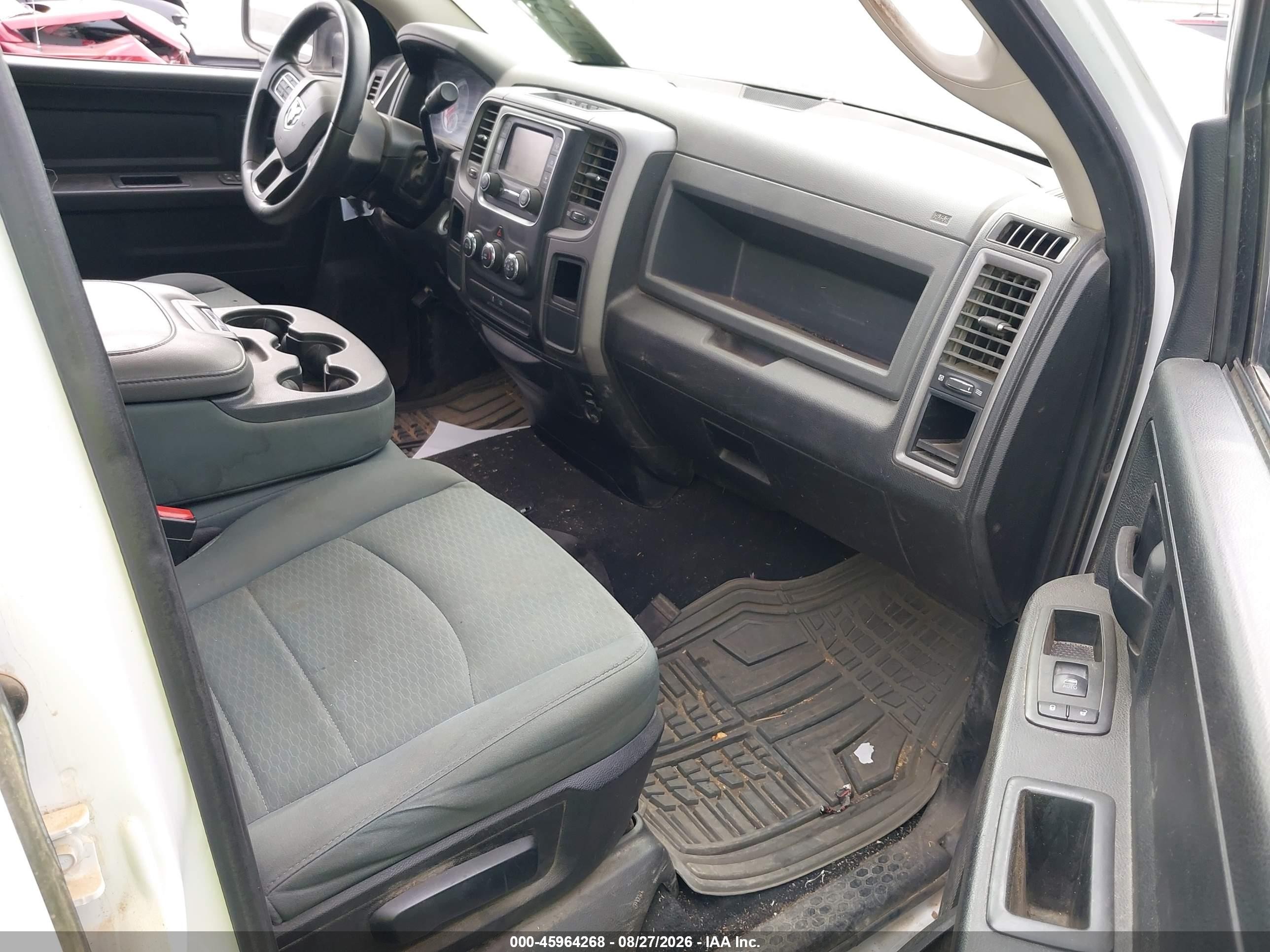 2014 Ram 1500 Express White vin: 1C6RR6FT8ES293506