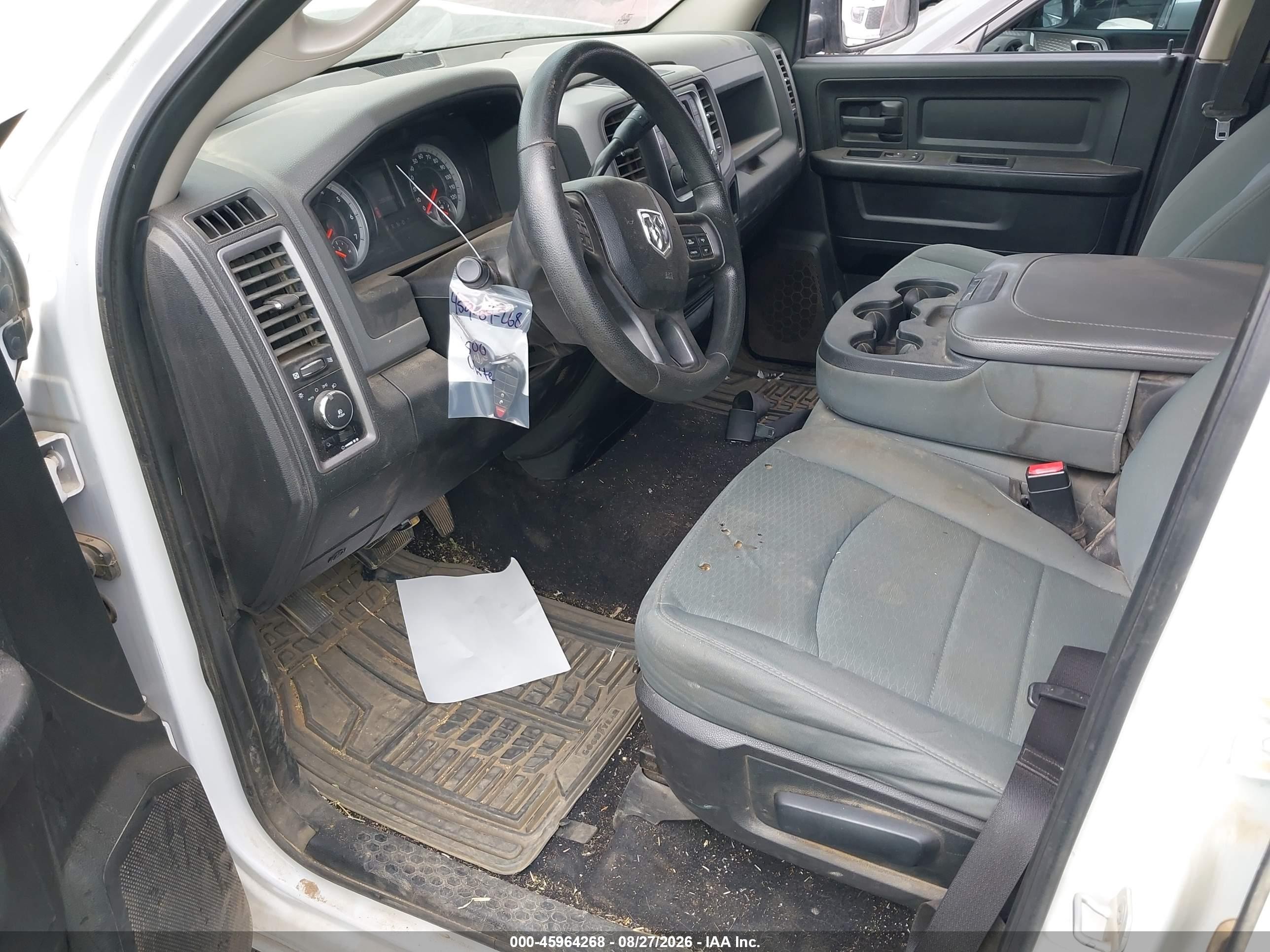 2014 Ram 1500 Express White vin: 1C6RR6FT8ES293506