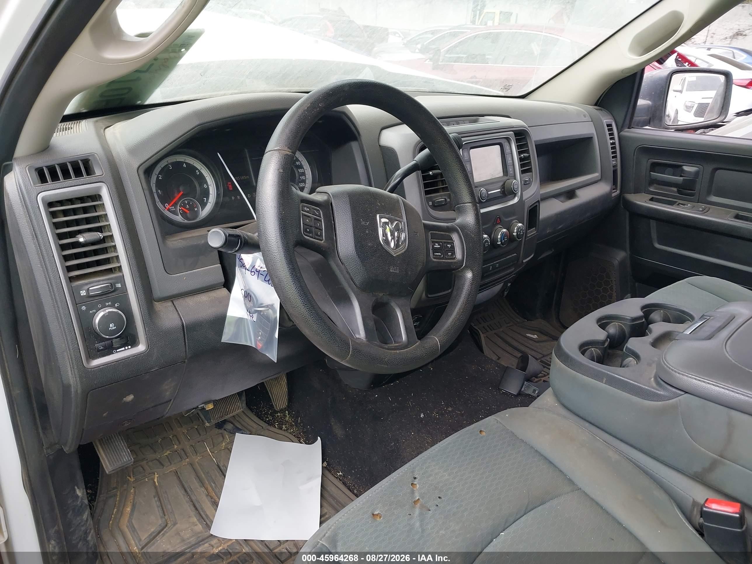 2014 Ram 1500 Express White vin: 1C6RR6FT8ES293506