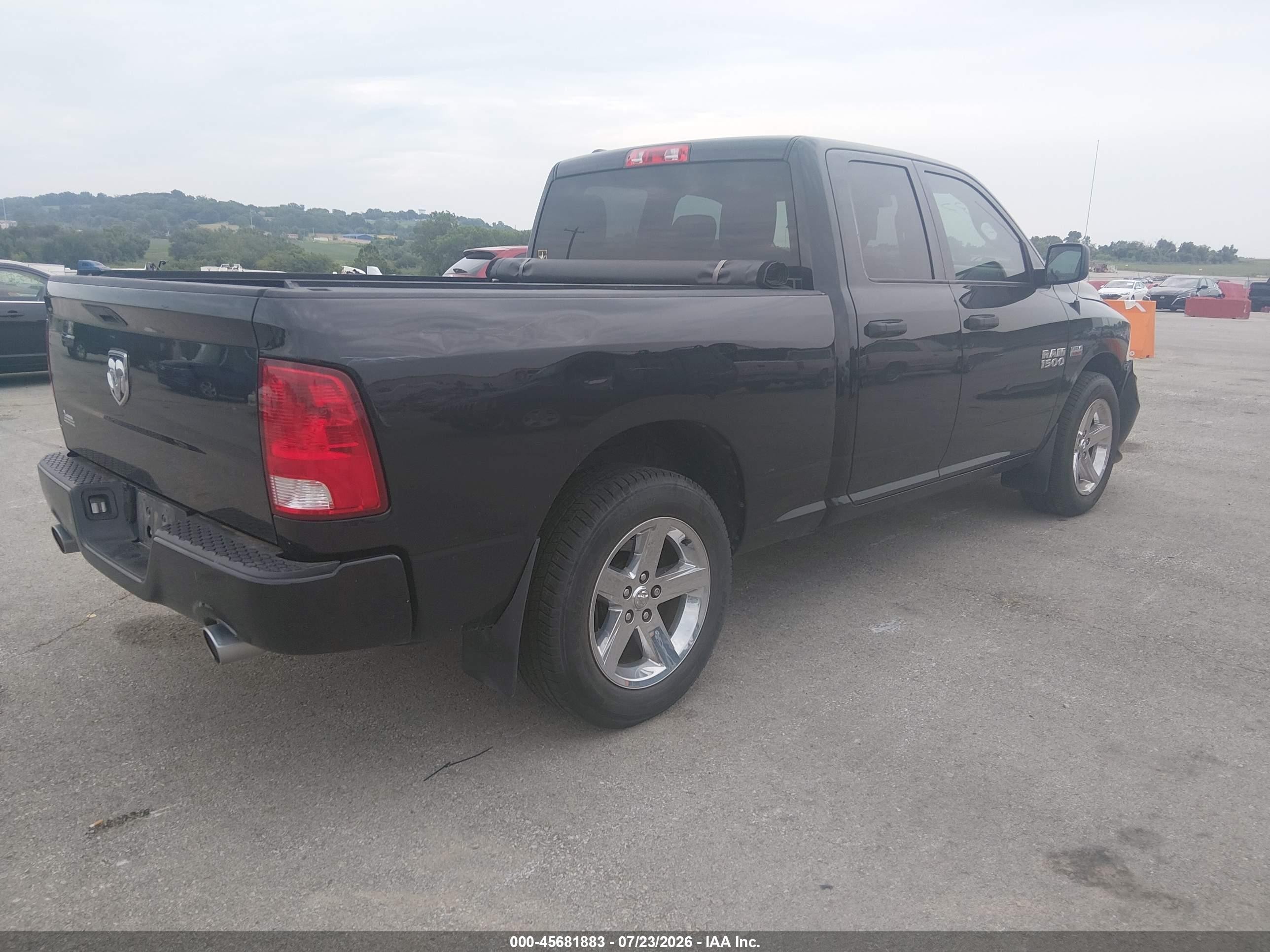 2015 Ram 1500 Express Black vin: 1C6RR6FT8FS770081