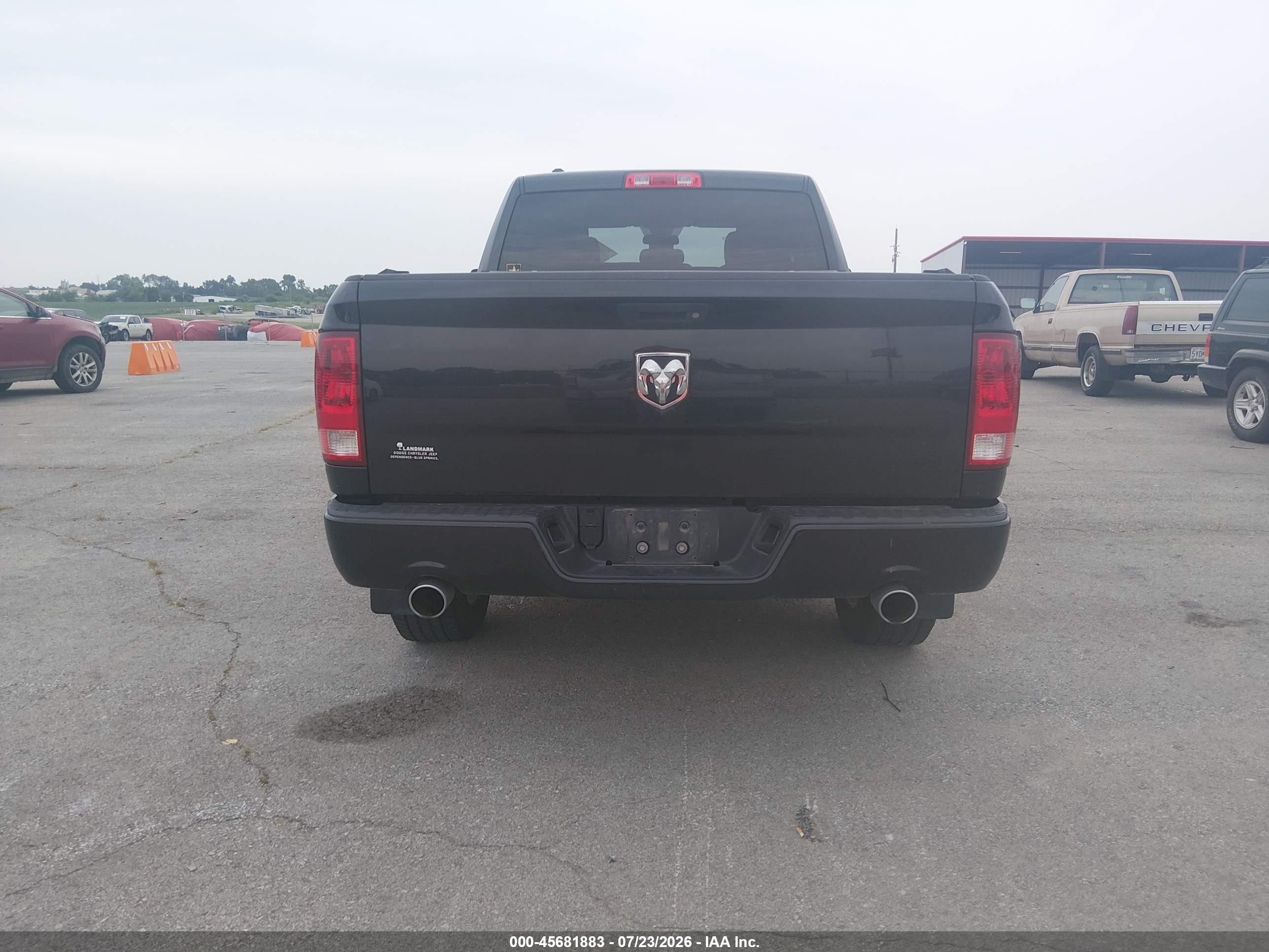 2015 Ram 1500 Express Black vin: 1C6RR6FT8FS770081