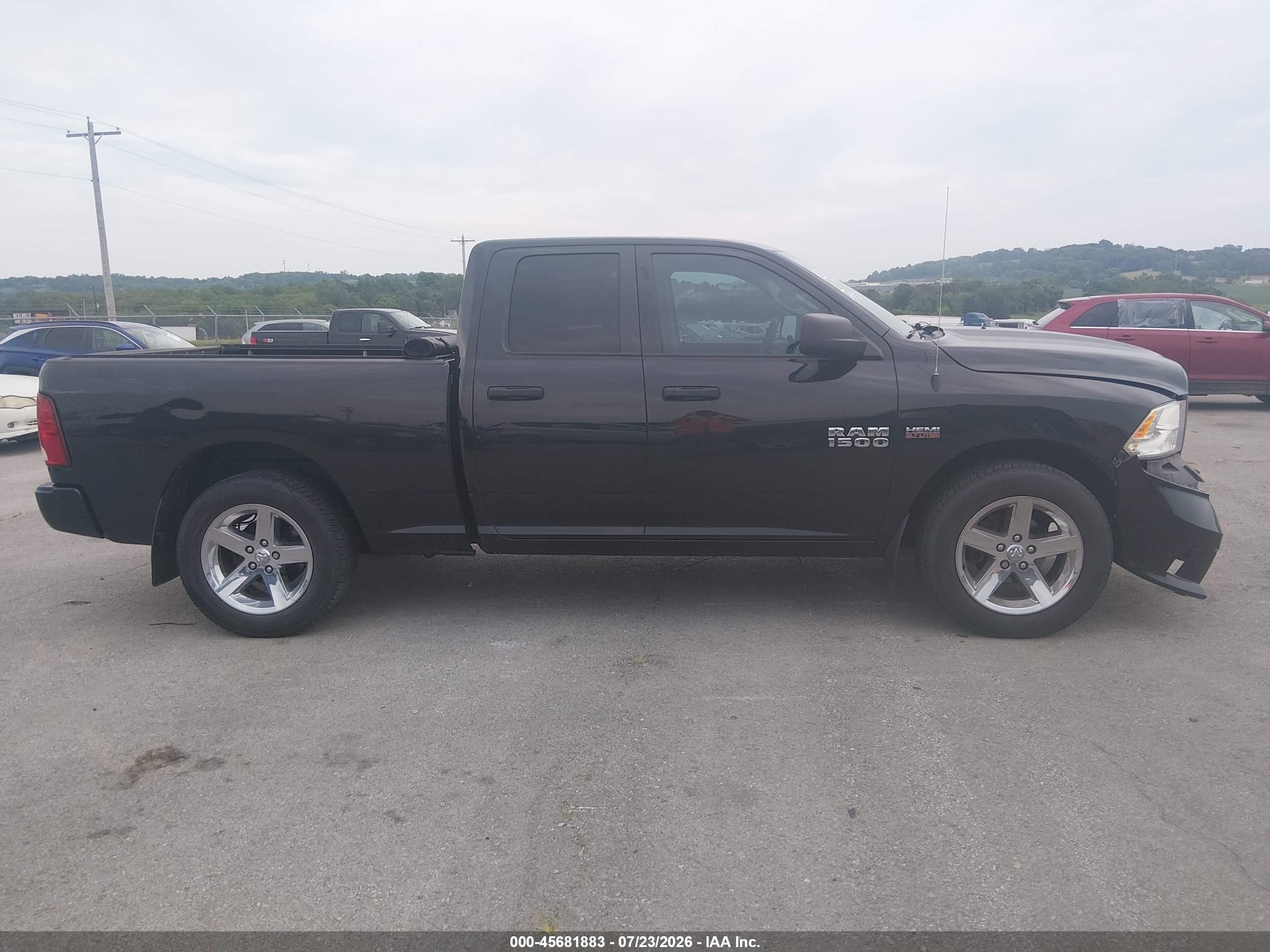 2015 Ram 1500 Express Black vin: 1C6RR6FT8FS770081