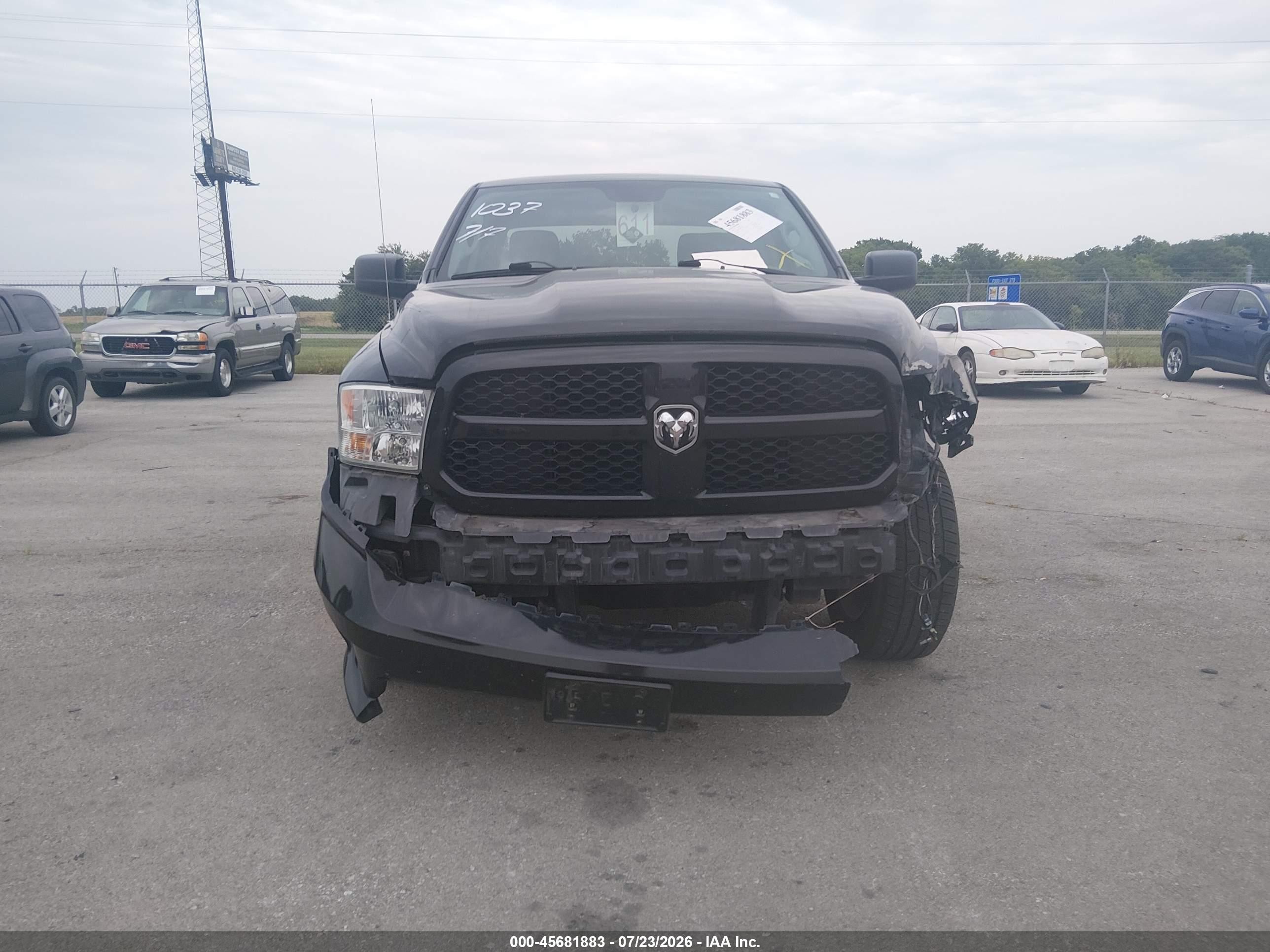 2015 Ram 1500 Express Black vin: 1C6RR6FT8FS770081