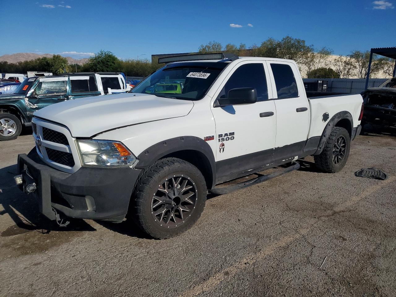 2013 Ram 1500 St White vin: 1C6RR6FT9DS581288