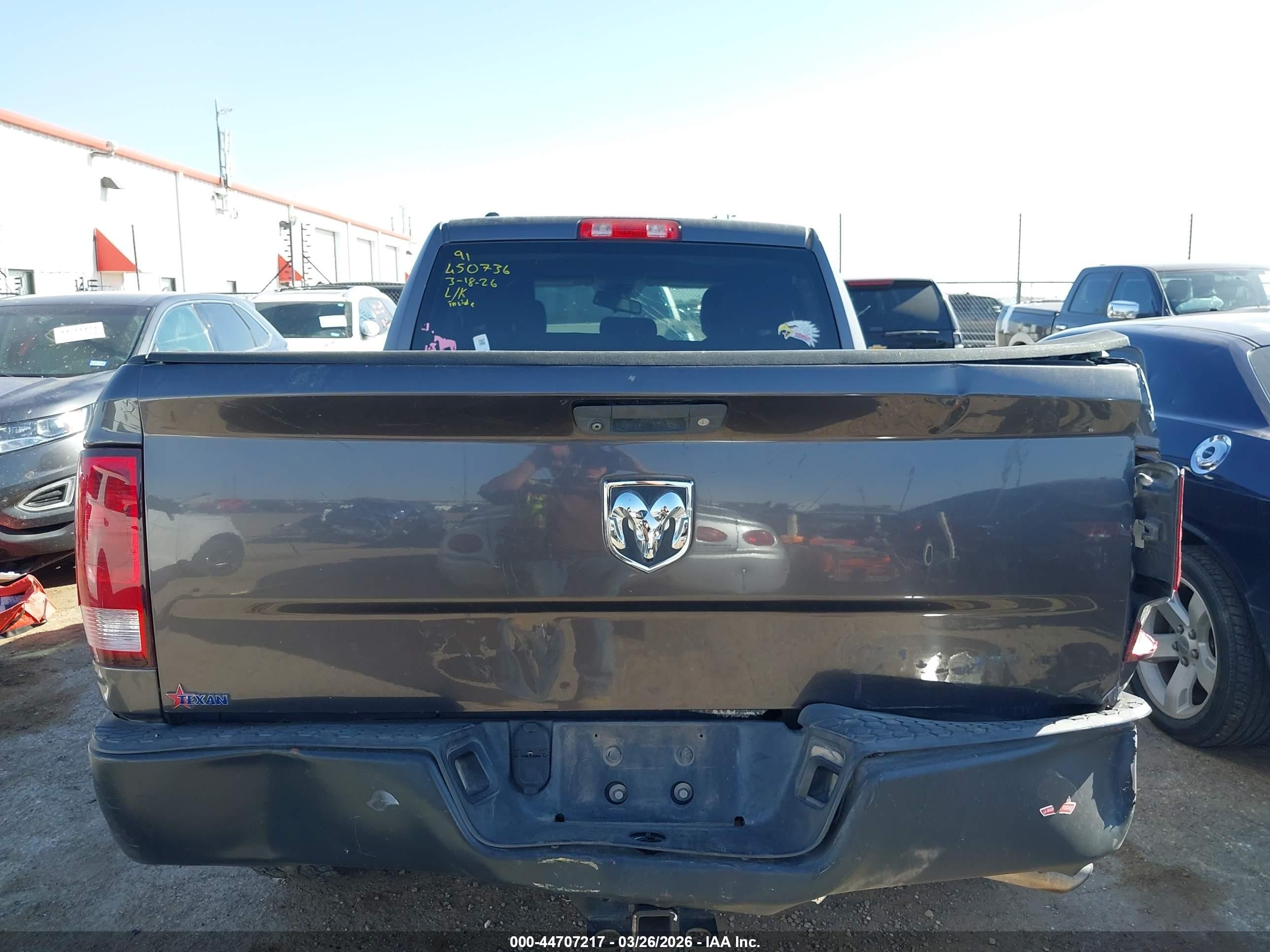 2015 Ram 1500 Tradesman Gray vin: 1C6RR6FT9FS505007