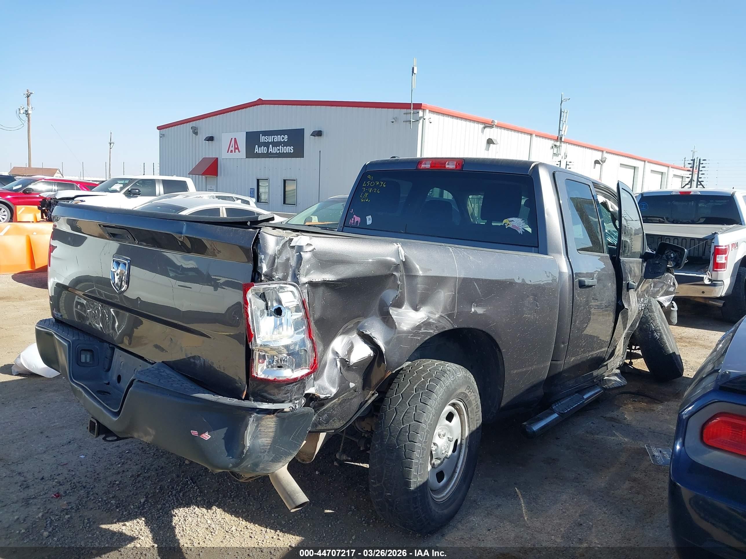 2015 Ram 1500 Tradesman Gray vin: 1C6RR6FT9FS505007