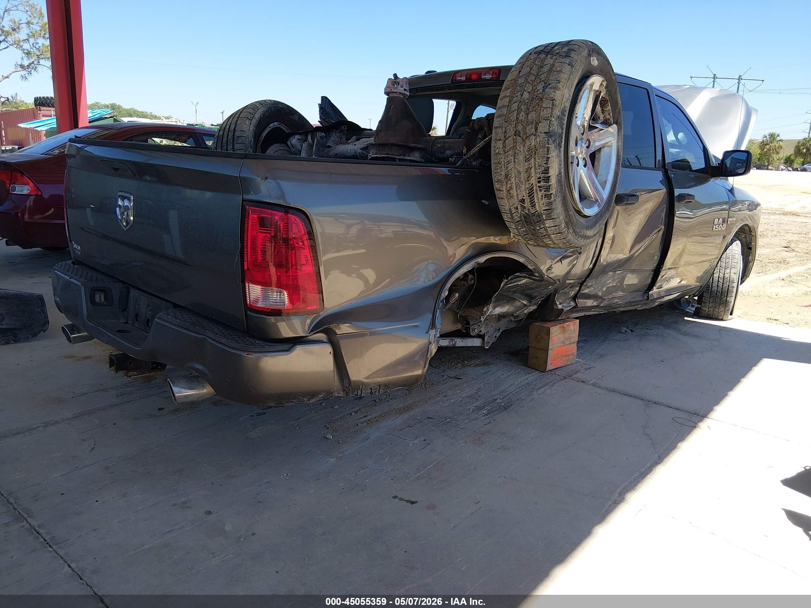 2013 Ram 1500 Express Gray vin: 1C6RR6FTXDS608255