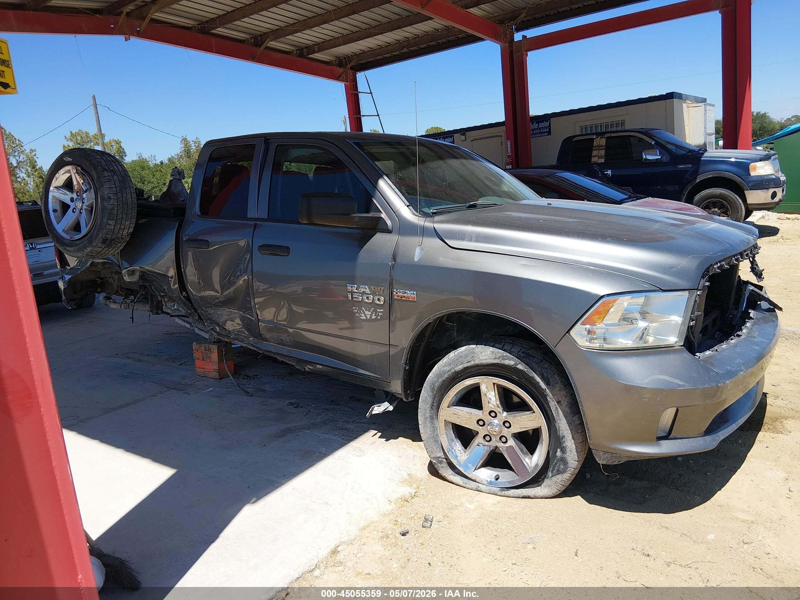 2013 Ram 1500 Express Gray vin: 1C6RR6FTXDS608255