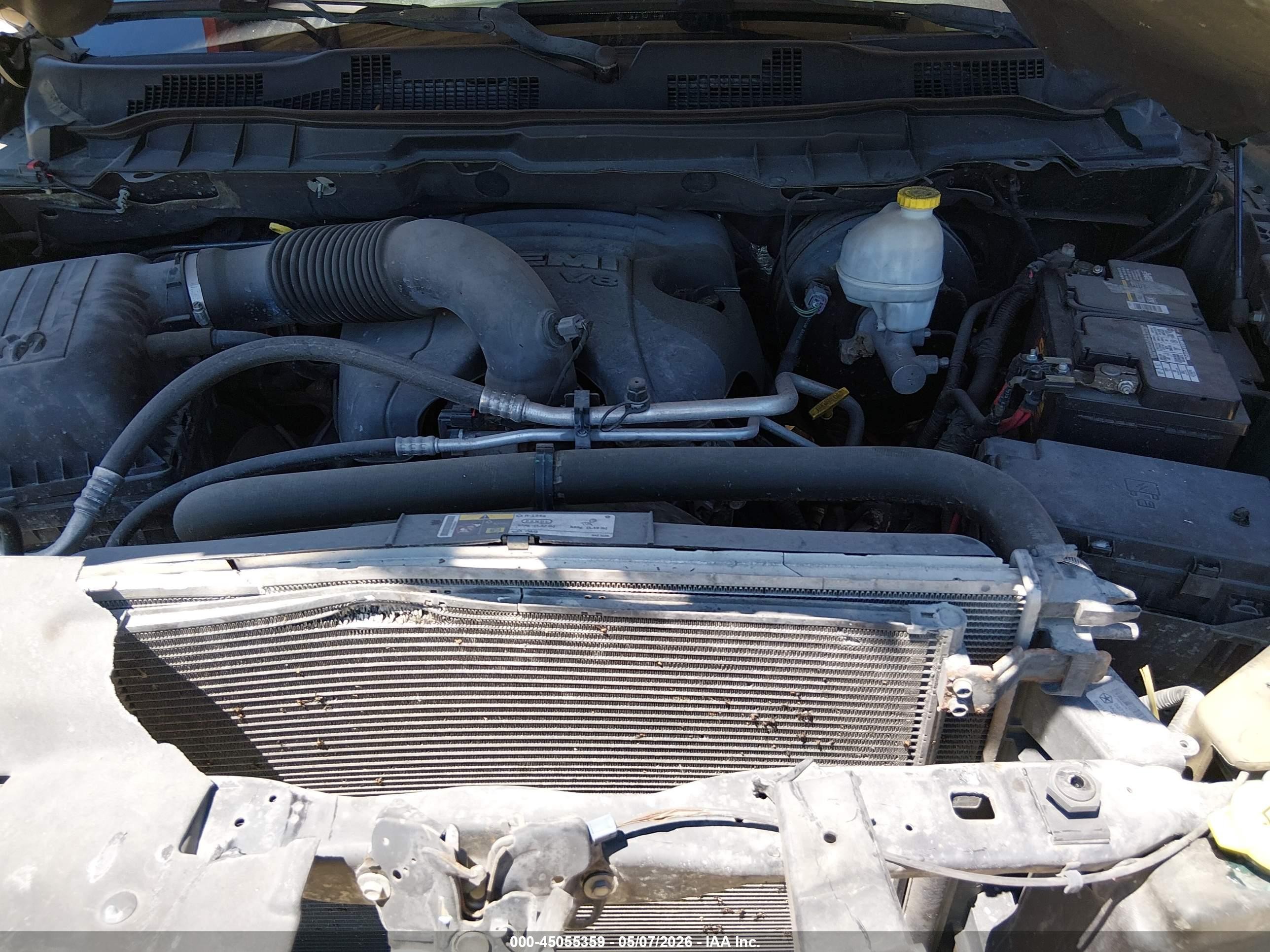 2013 Ram 1500 Express Gray vin: 1C6RR6FTXDS608255