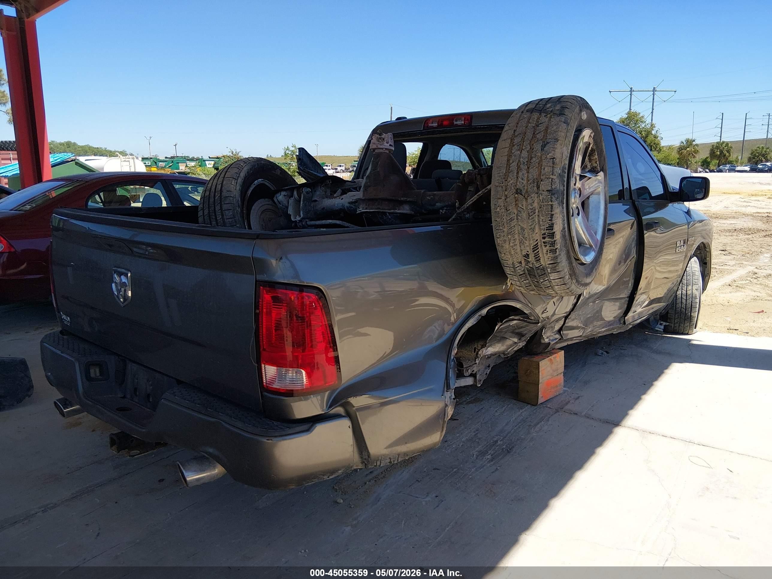 2013 Ram 1500 Express Gray vin: 1C6RR6FTXDS608255
