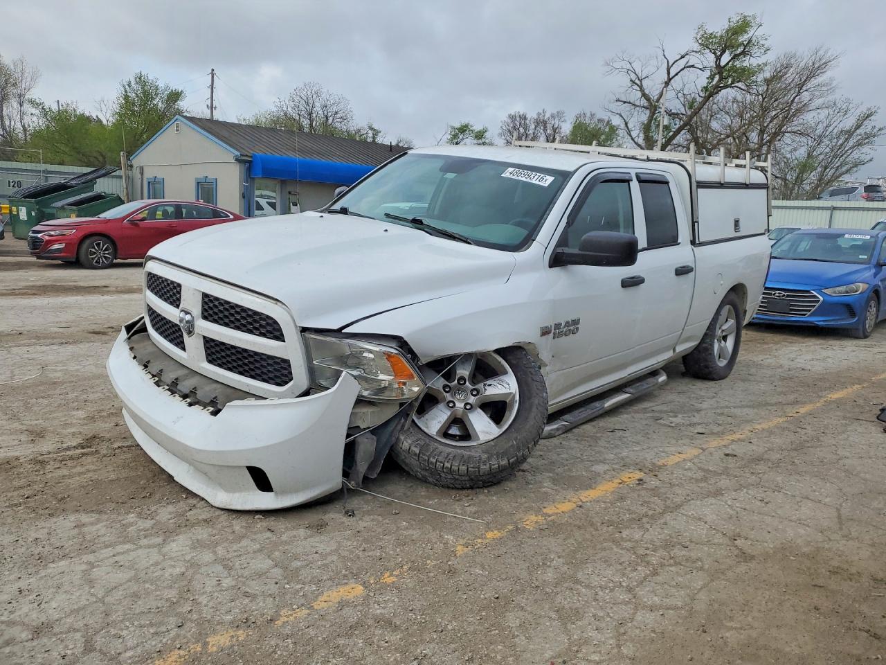 2013 Ram 1500 St White vin: 1C6RR6FTXDS674319