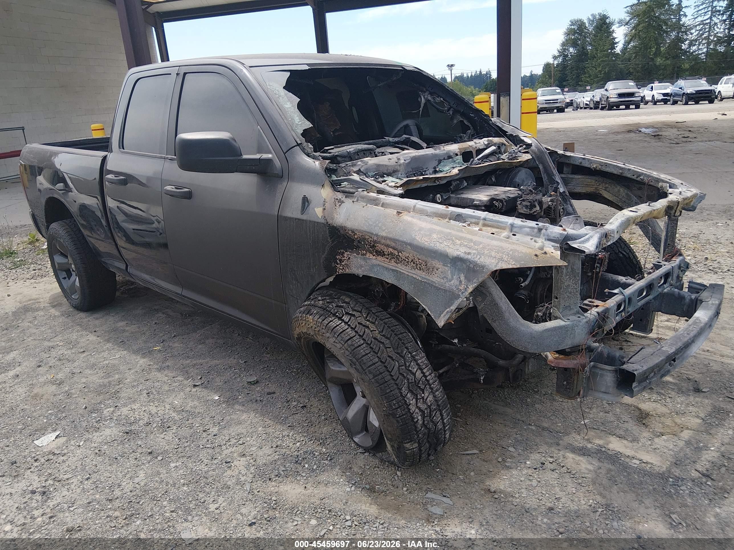 2013 Ram 1500 Express Черный vin: 1C6RR6FTXDS716553