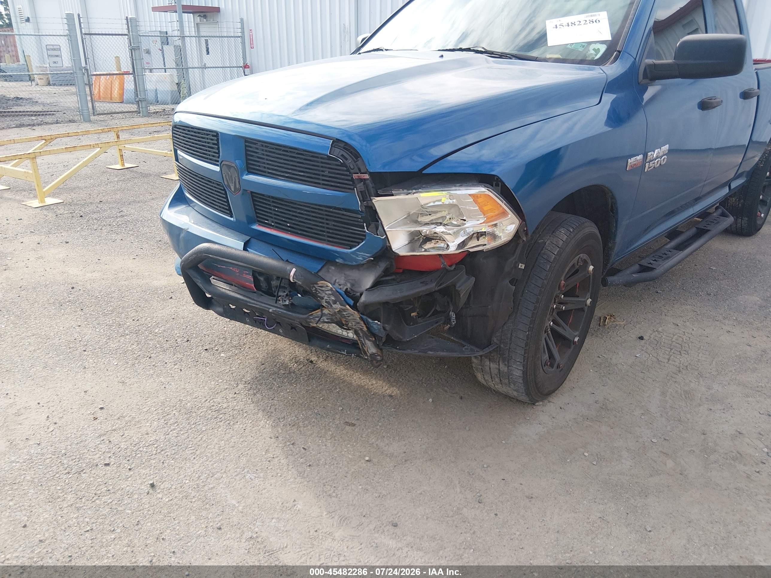 2014 Ram 1500 Express Blue vin: 1C6RR6FTXES140612