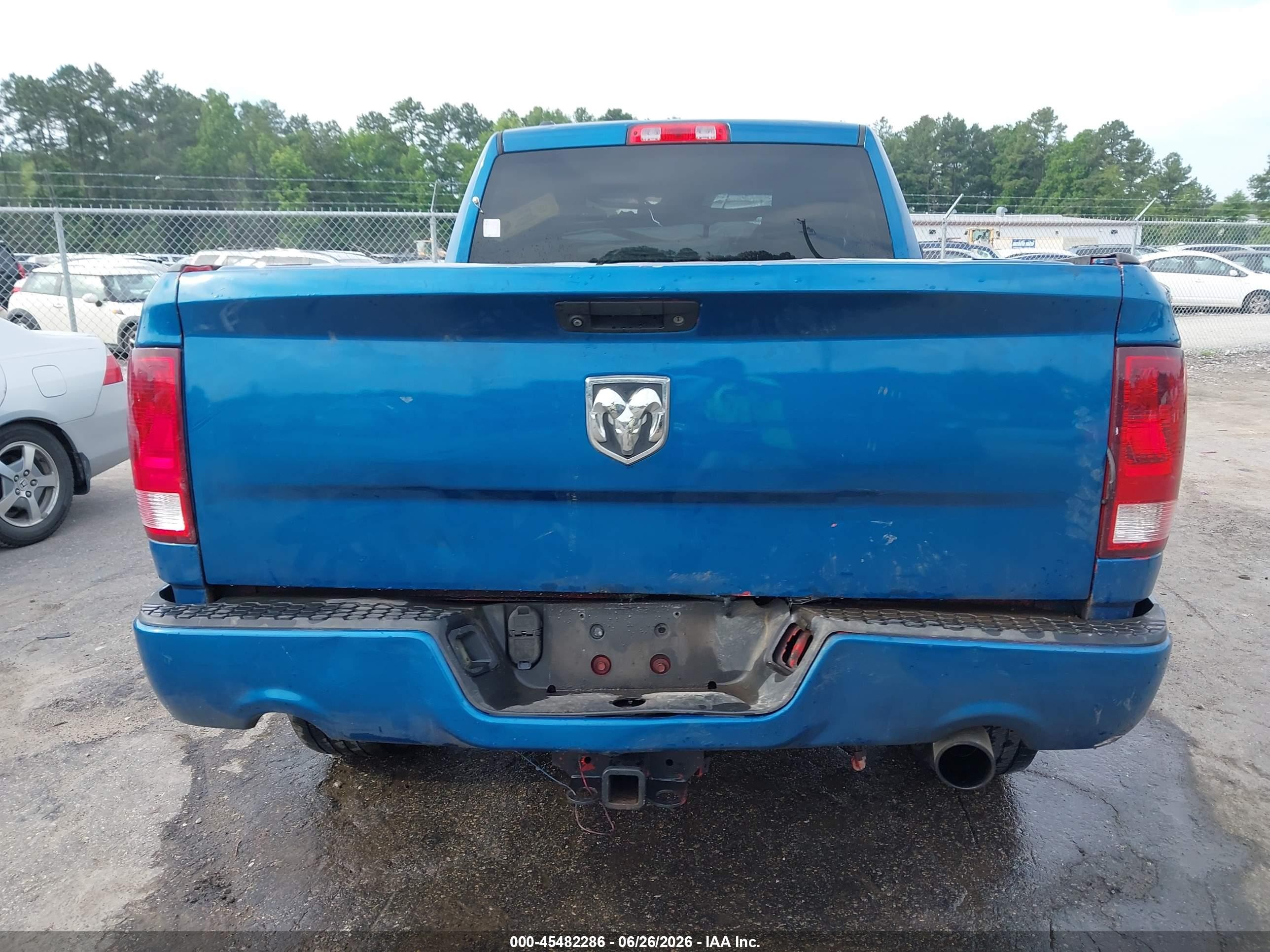 2014 Ram 1500 Express Blue vin: 1C6RR6FTXES140612