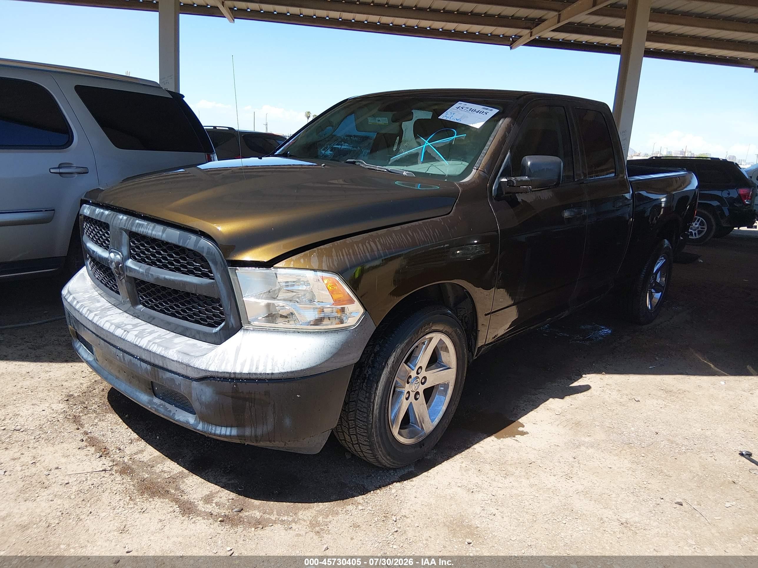 2014 Ram 1500 Tradesman Black vin: 1C6RR6FTXES228754