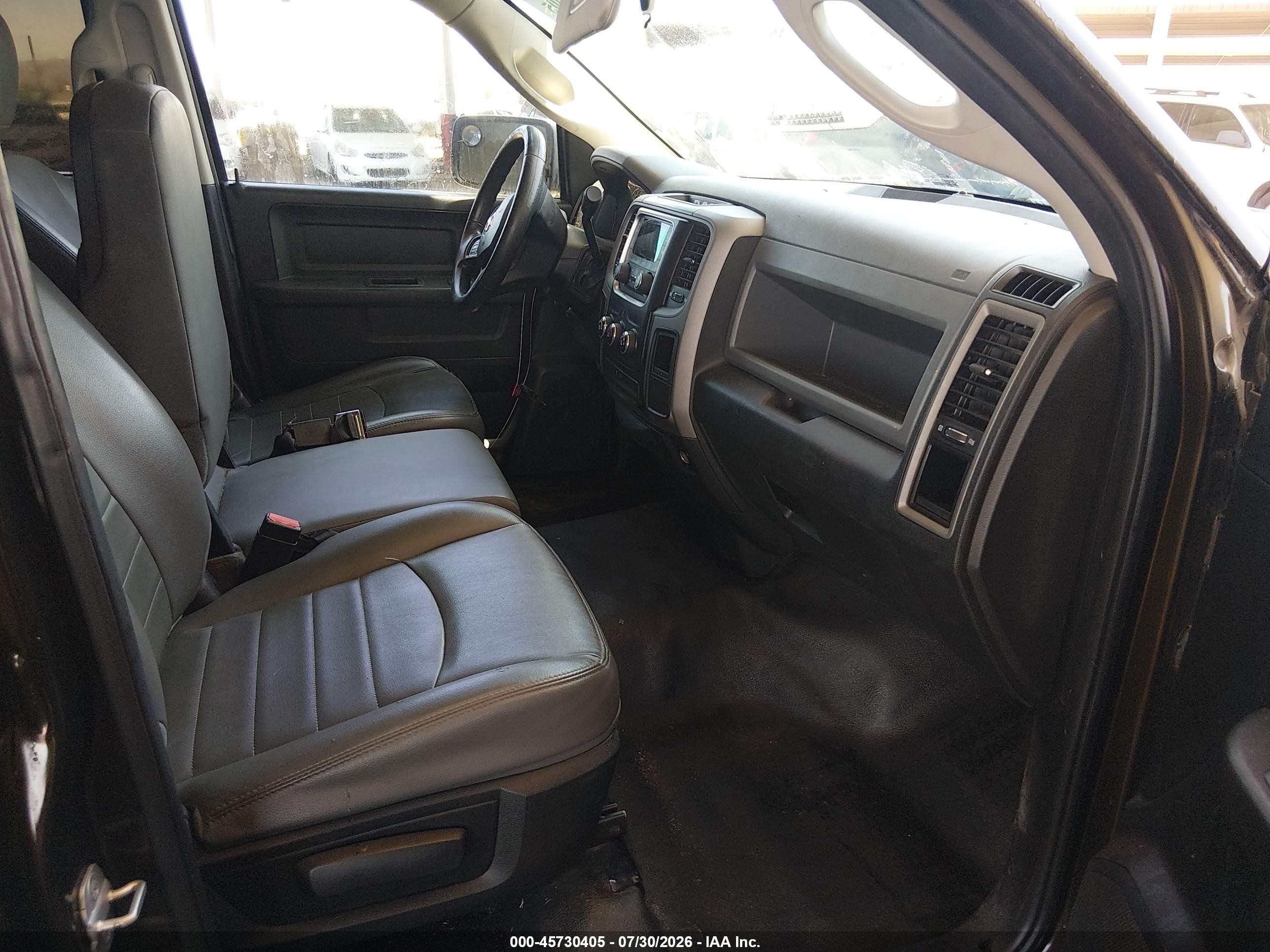 2014 Ram 1500 Tradesman Black vin: 1C6RR6FTXES228754