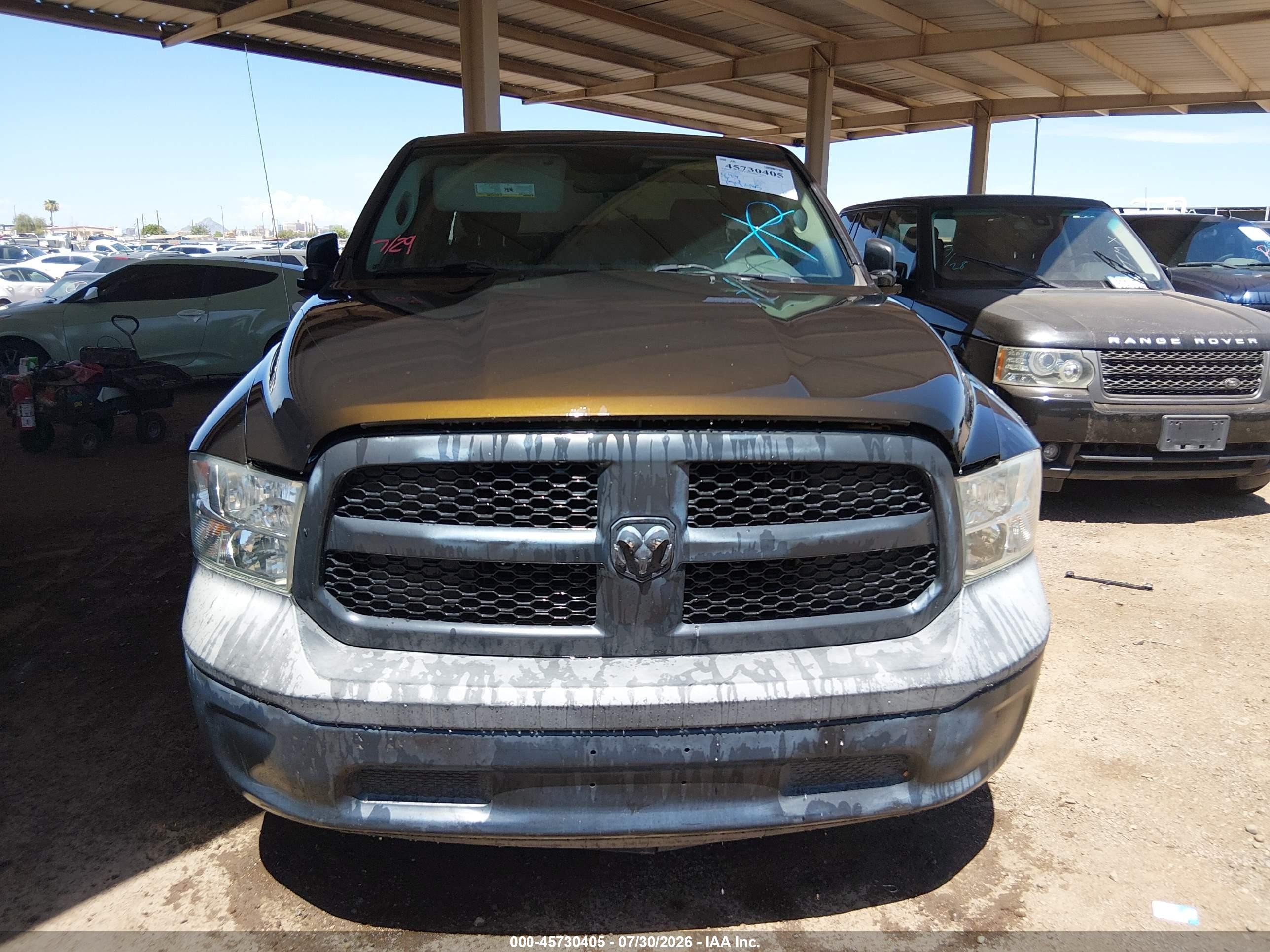 2014 Ram 1500 Tradesman Black vin: 1C6RR6FTXES228754