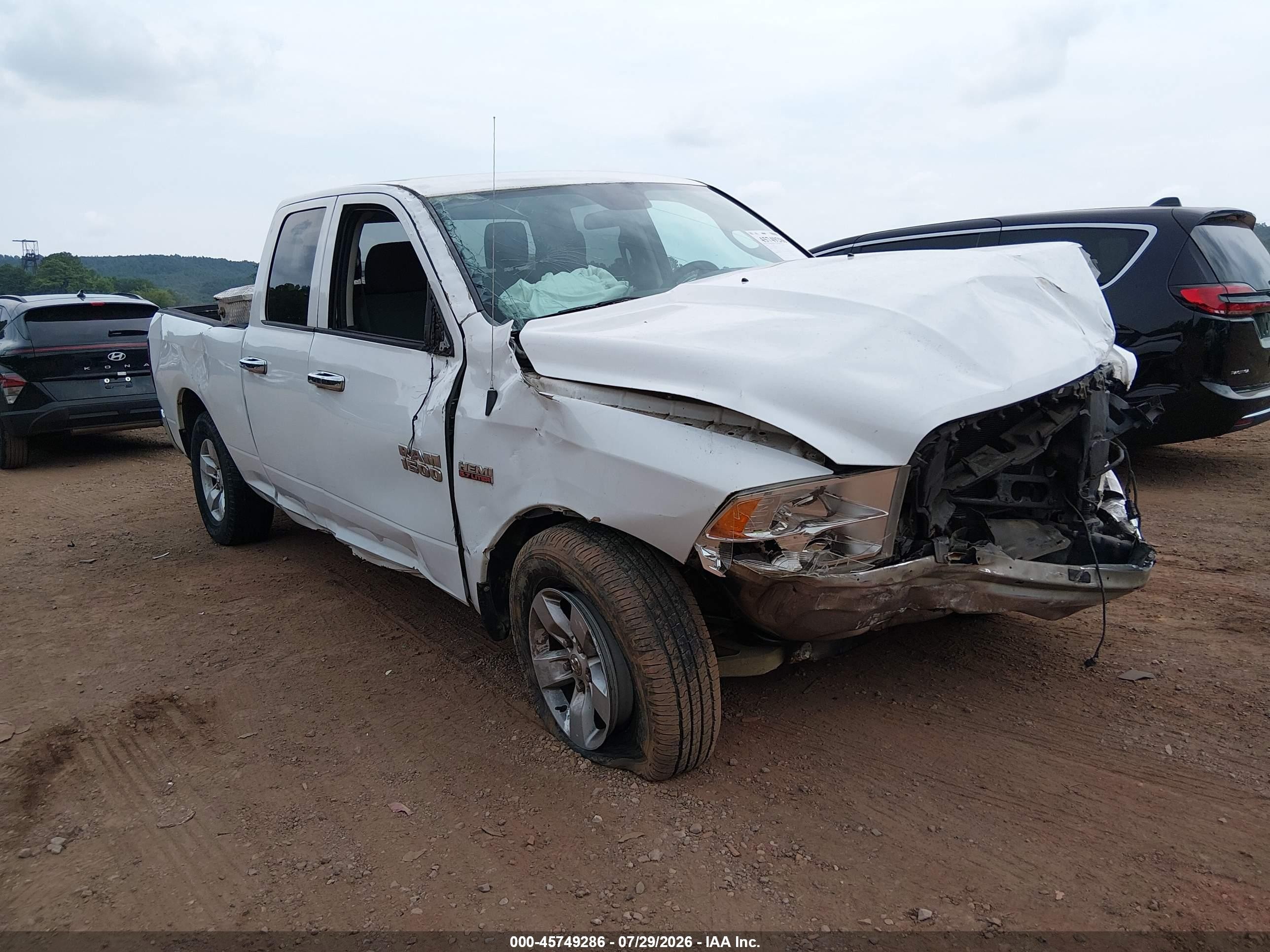 2014 Ram 1500 Tradesman White vin: 1C6RR6FTXES449111
