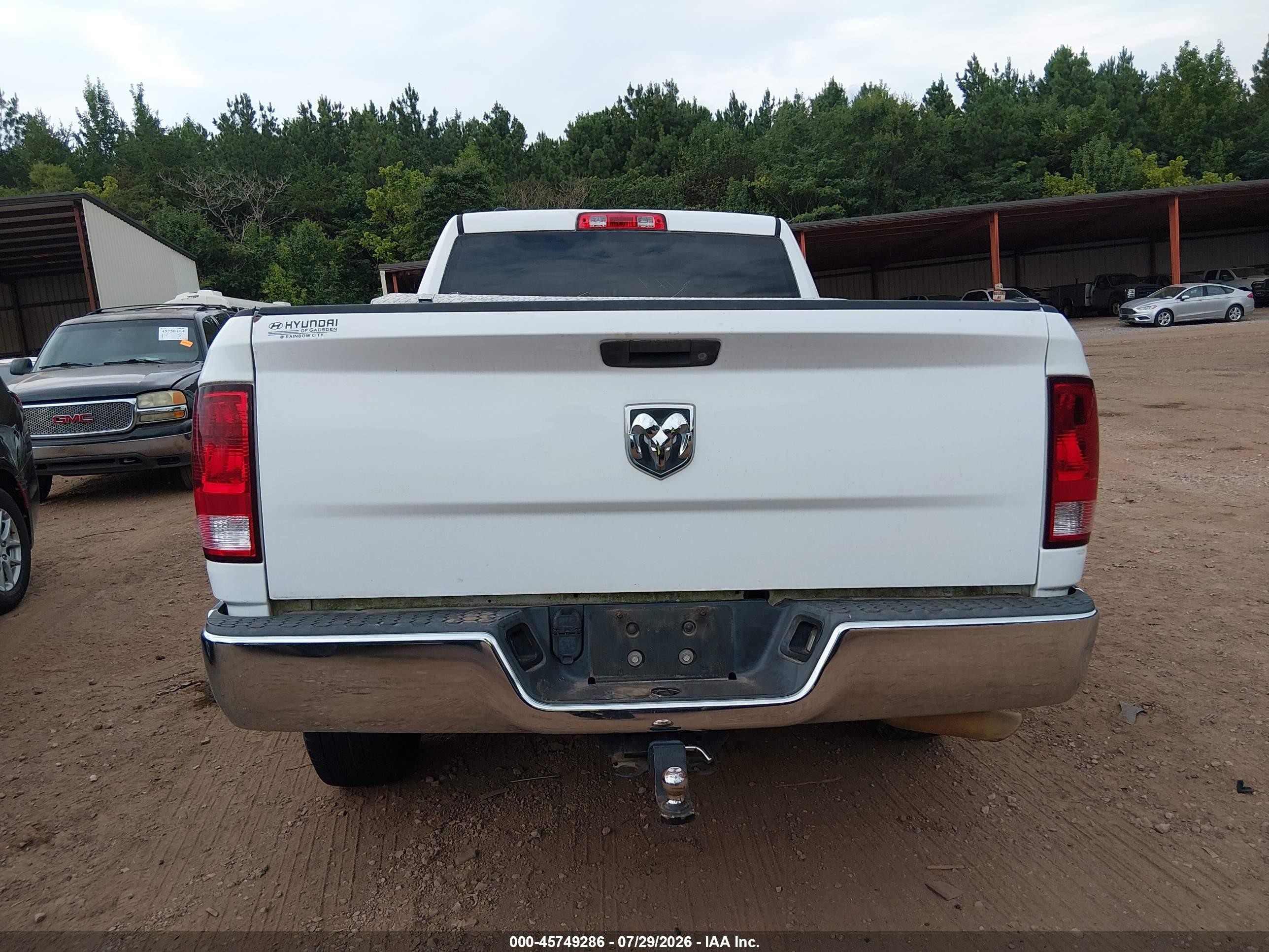 2014 Ram 1500 Tradesman Белый vin: 1C6RR6FTXES449111