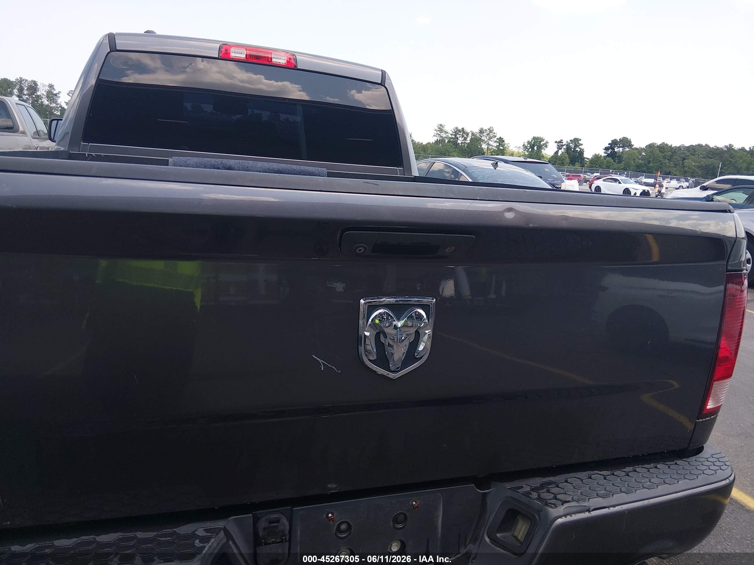 2014 Ram 1500 Express Gray vin: 1C6RR6FTXES455989