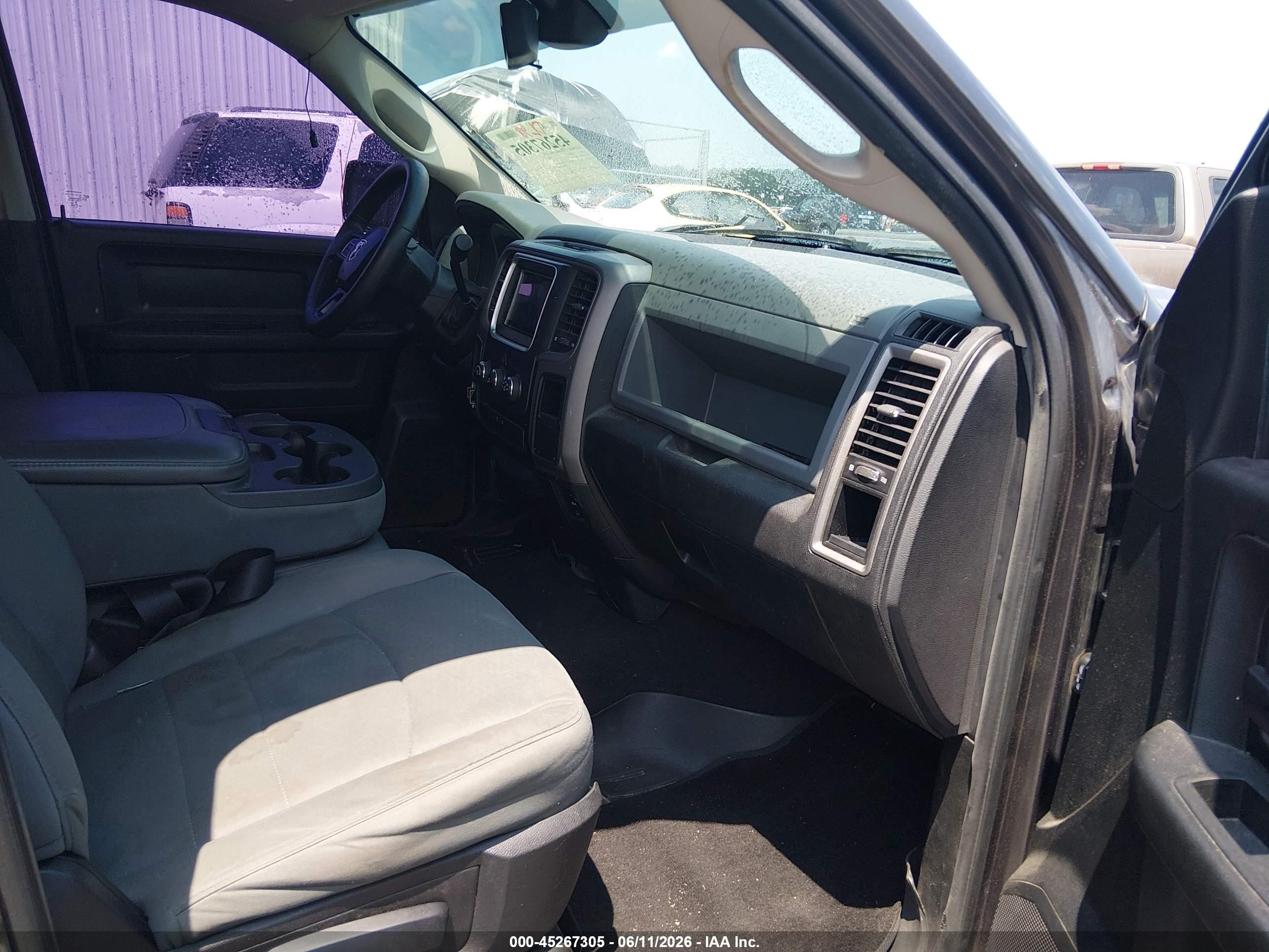 2014 Ram 1500 Express Gray vin: 1C6RR6FTXES455989