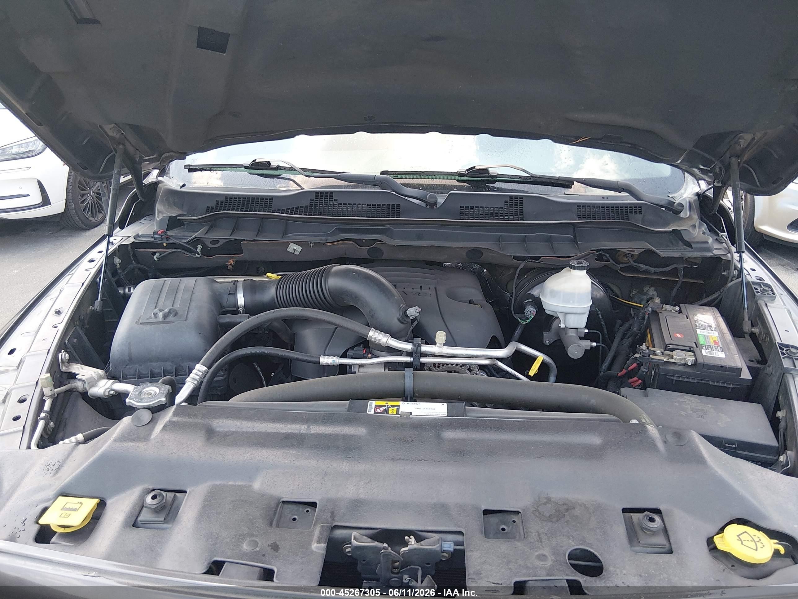 2014 Ram 1500 Express Gray vin: 1C6RR6FTXES455989