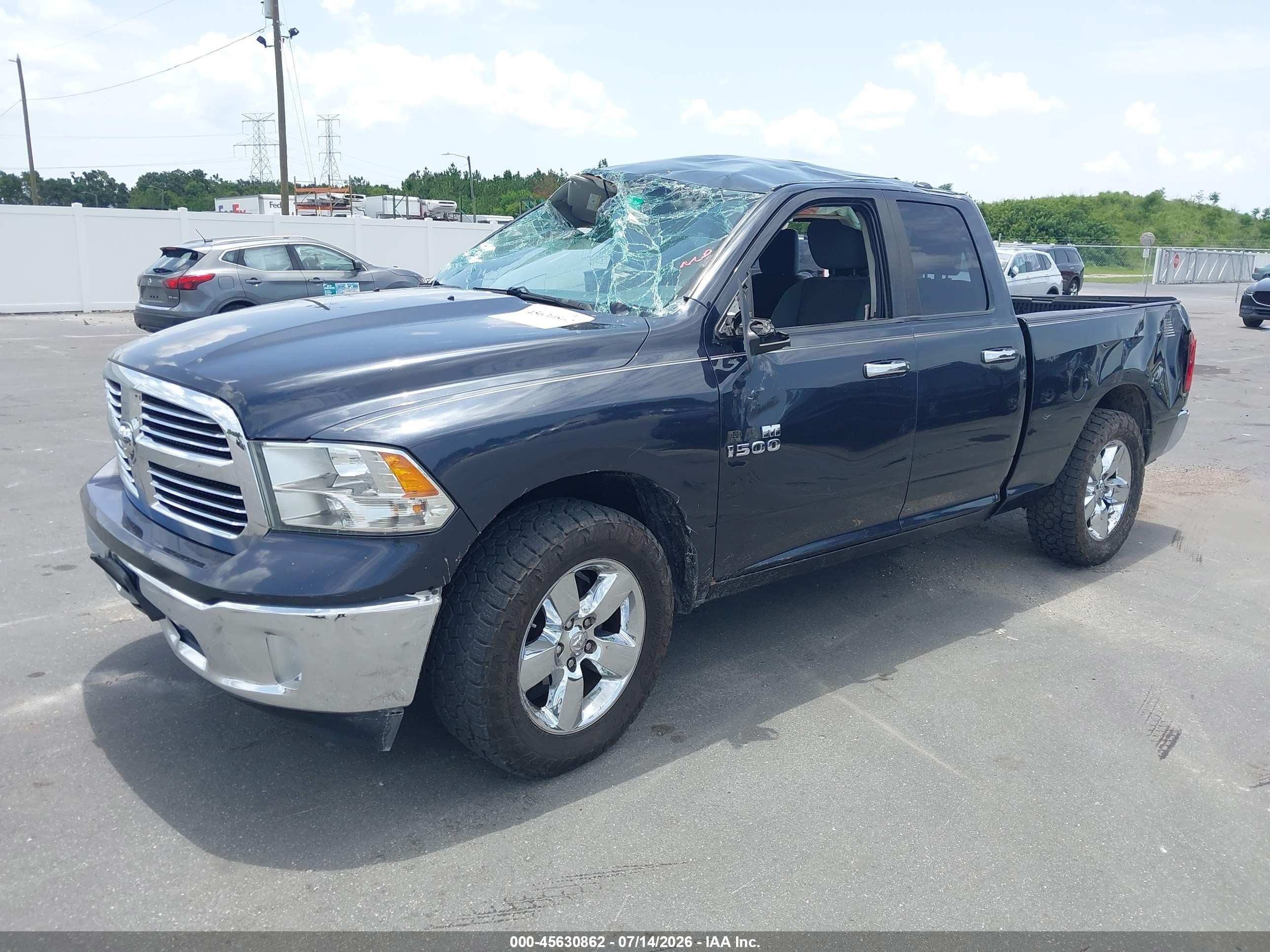 2013 Ram 1500 Slt Blue vin: 1C6RR6GG1DS665638
