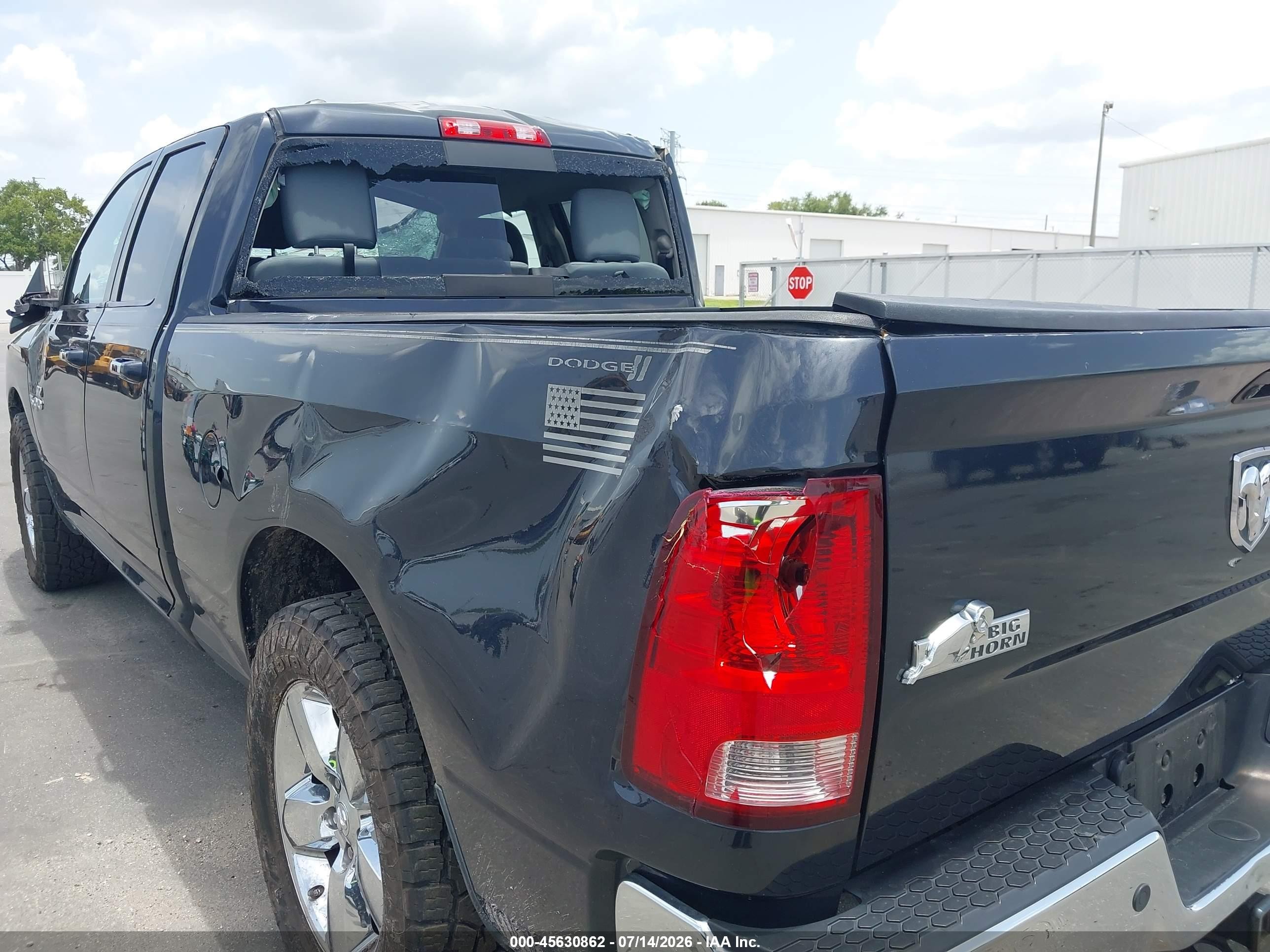 2013 Ram 1500 Slt Blue vin: 1C6RR6GG1DS665638