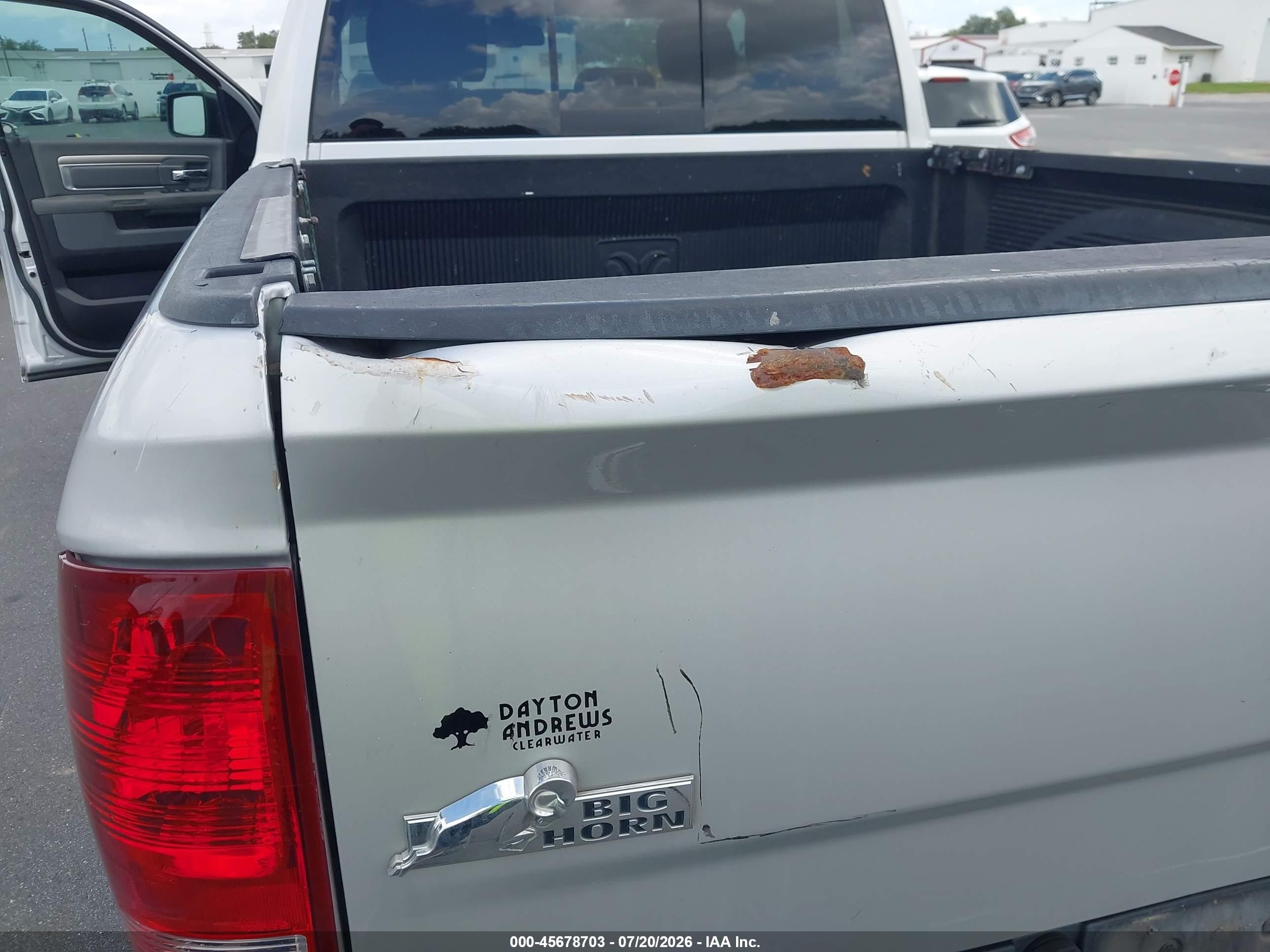 2014 Ram 1500 Big Horn Silver vin: 1C6RR6GG2ES154084