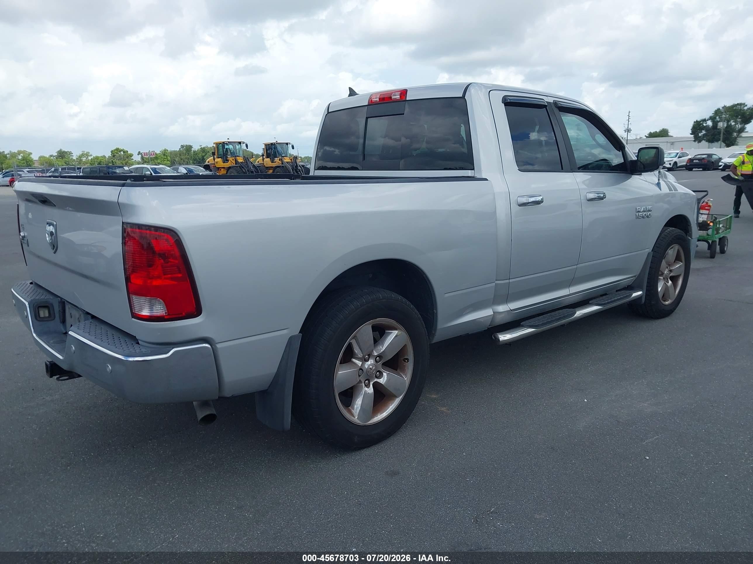 2014 Ram 1500 Big Horn Silver vin: 1C6RR6GG2ES154084