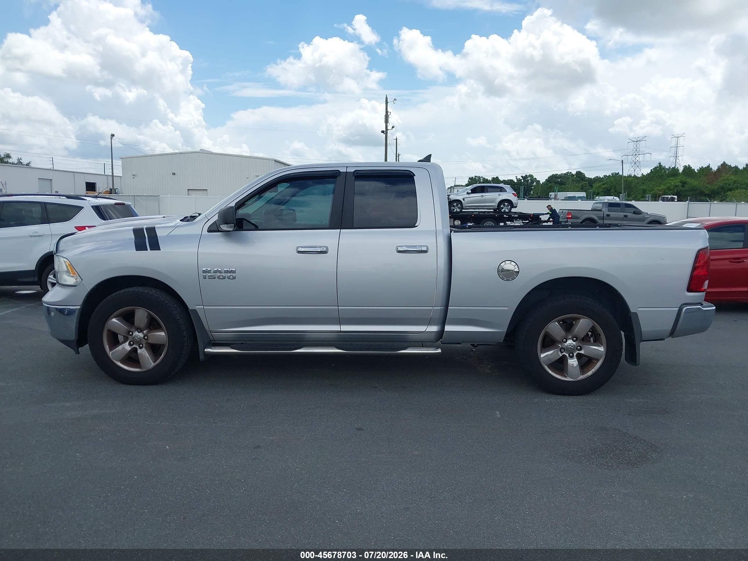 2014 Ram 1500 Big Horn Silver vin: 1C6RR6GG2ES154084