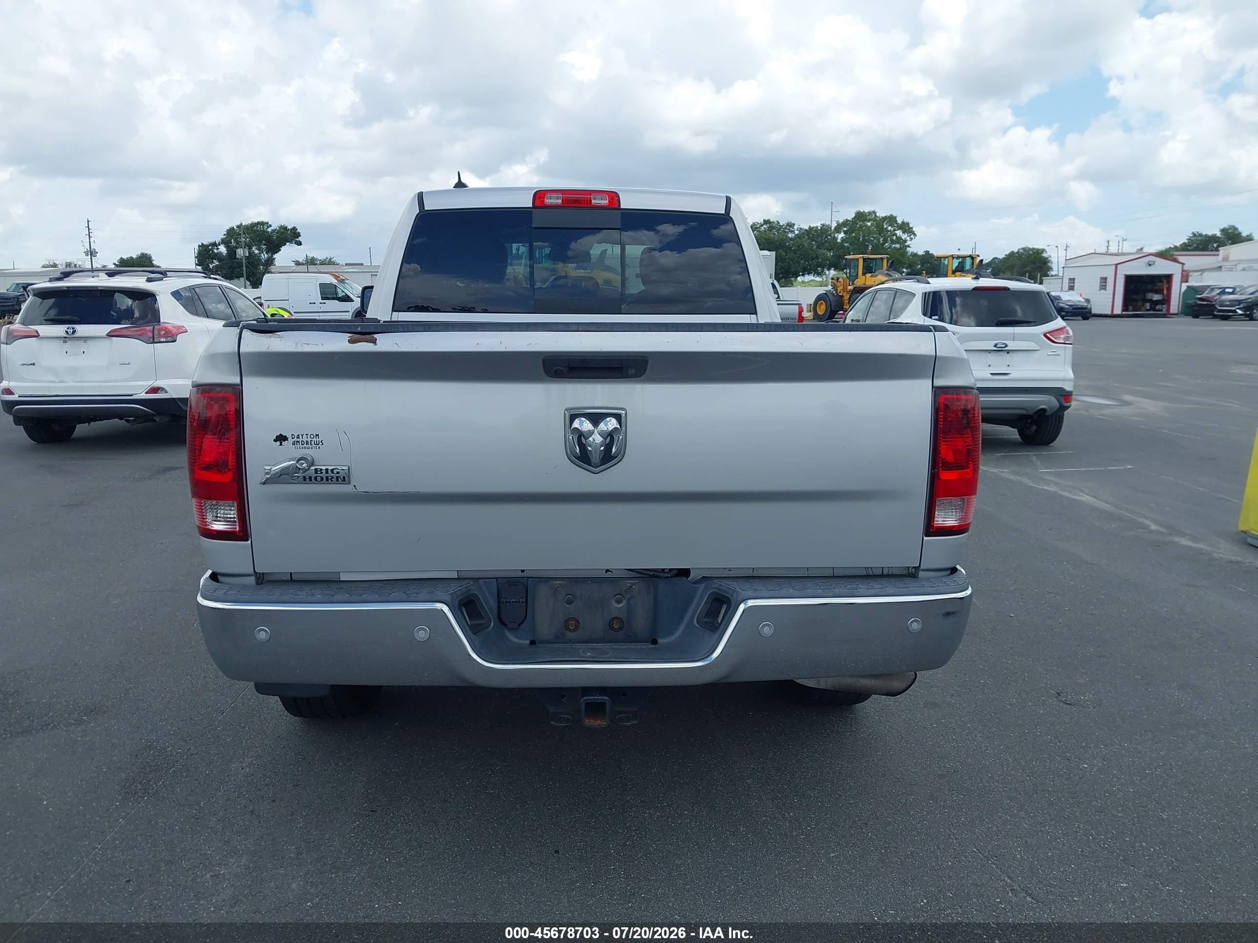 2014 Ram 1500 Big Horn Silver vin: 1C6RR6GG2ES154084