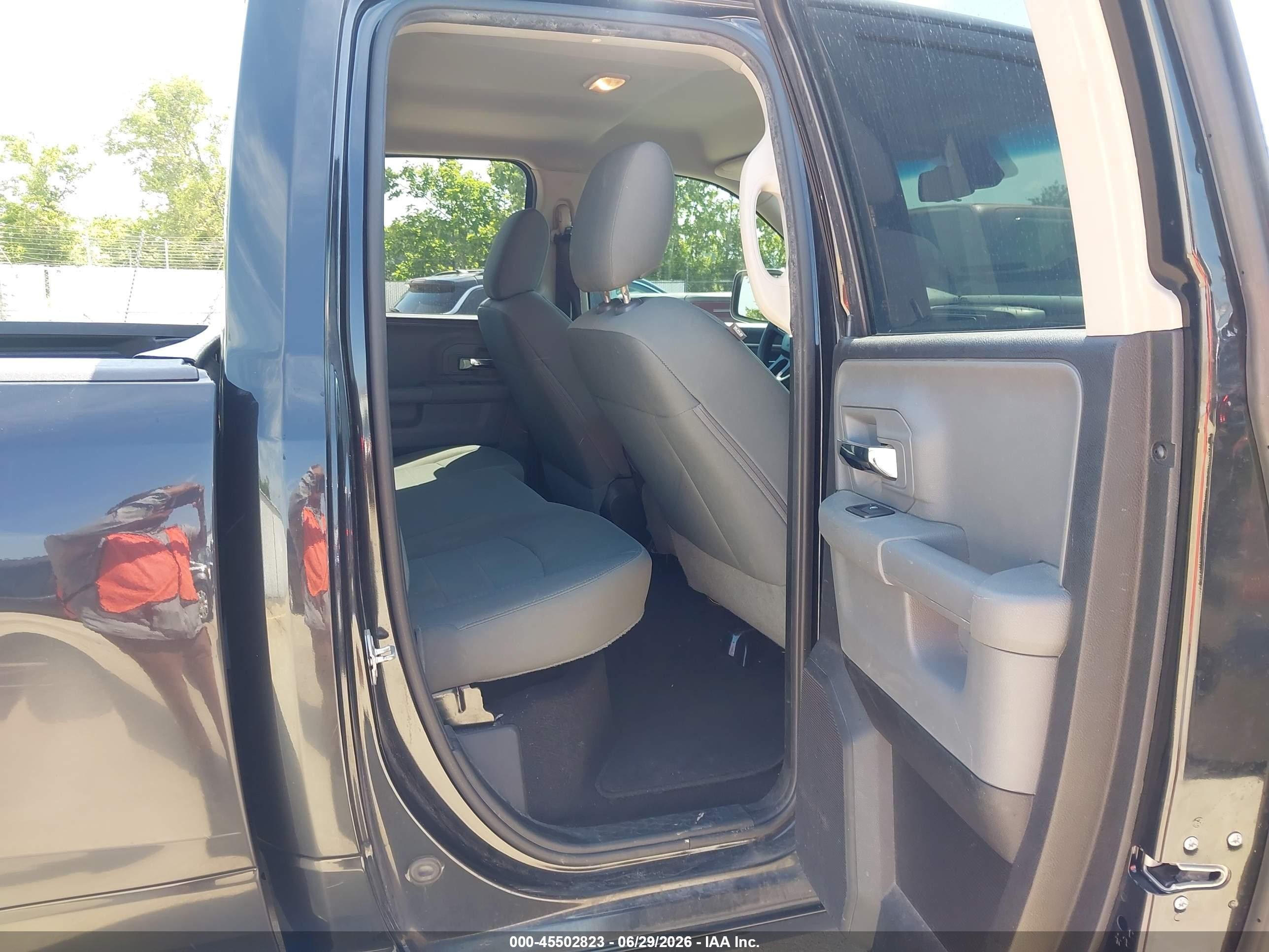 2015 Ram 1500 Slt Black vin: 1C6RR6GG2FS634241