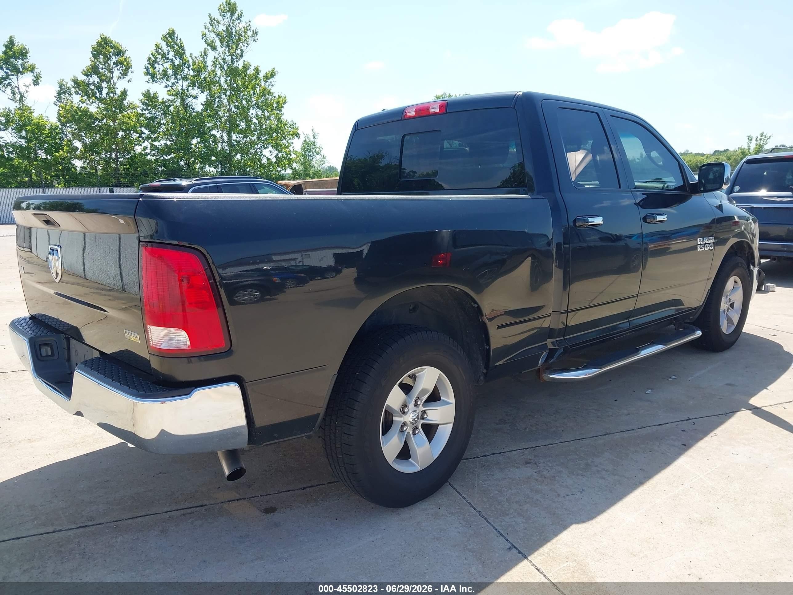 2015 Ram 1500 Slt Black vin: 1C6RR6GG2FS634241