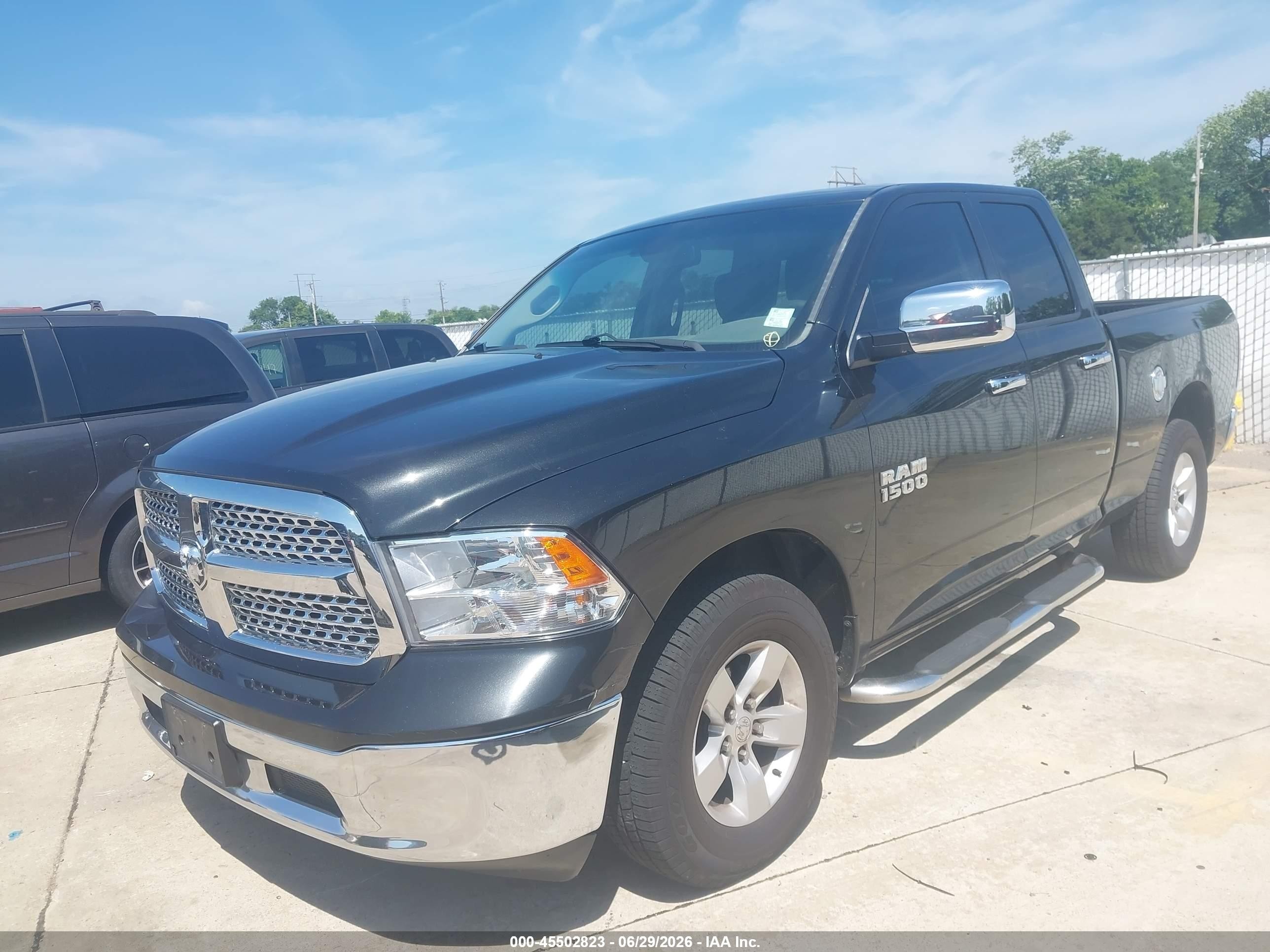 2015 Ram 1500 Slt Black vin: 1C6RR6GG2FS634241