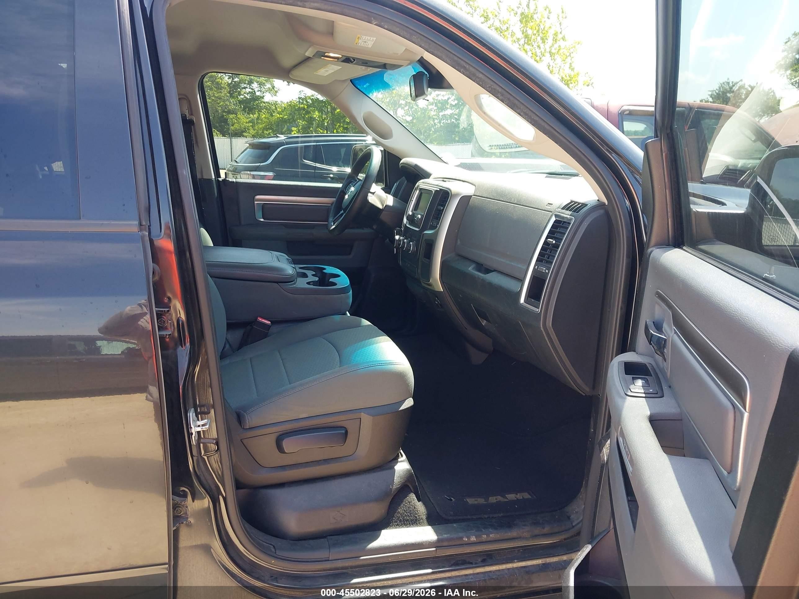 2015 Ram 1500 Slt Black vin: 1C6RR6GG2FS634241