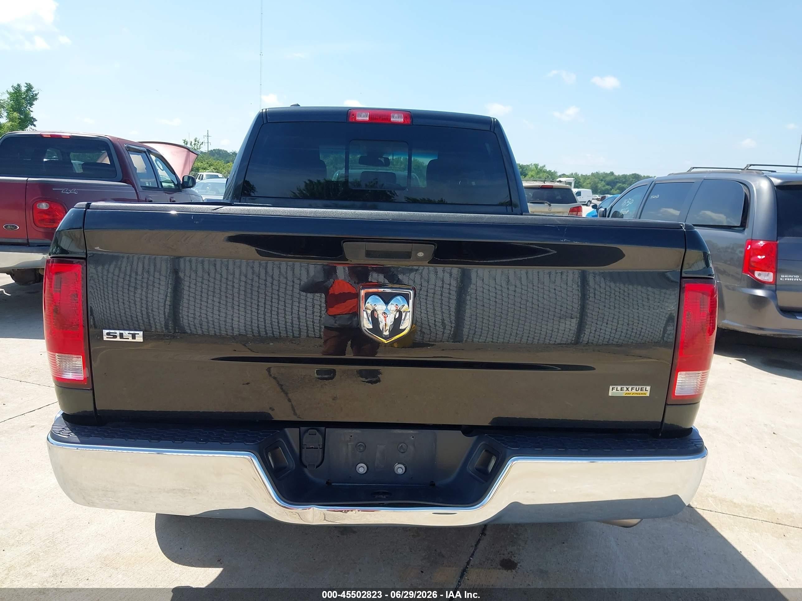 2015 Ram 1500 Slt Black vin: 1C6RR6GG2FS634241
